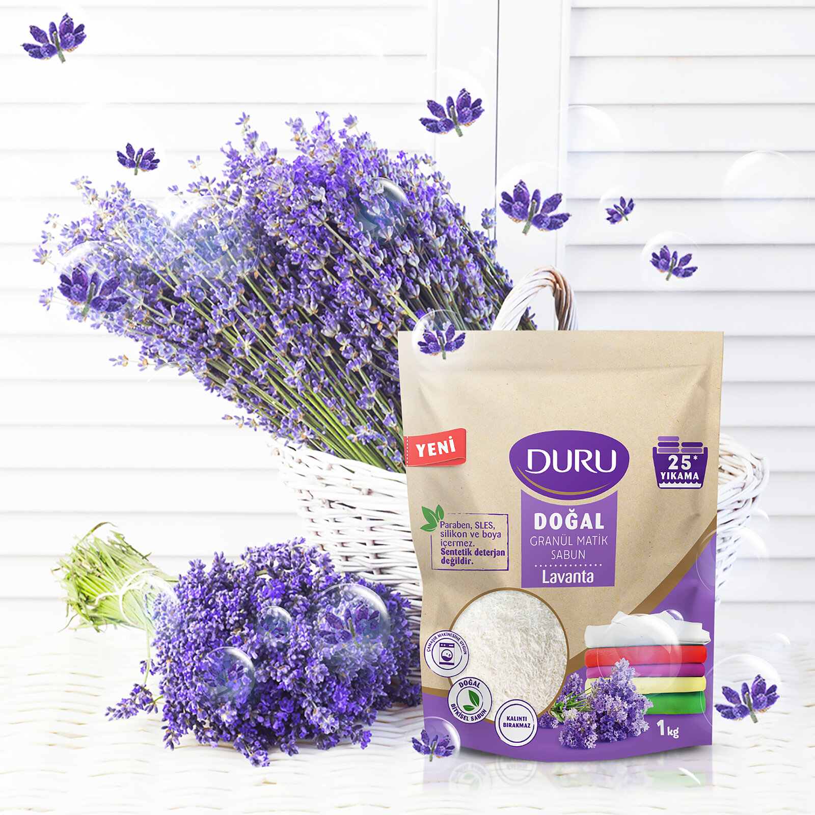 Granül Sabun Lavanta 1000 gr Granül Sabun Lavanta 1000 gr