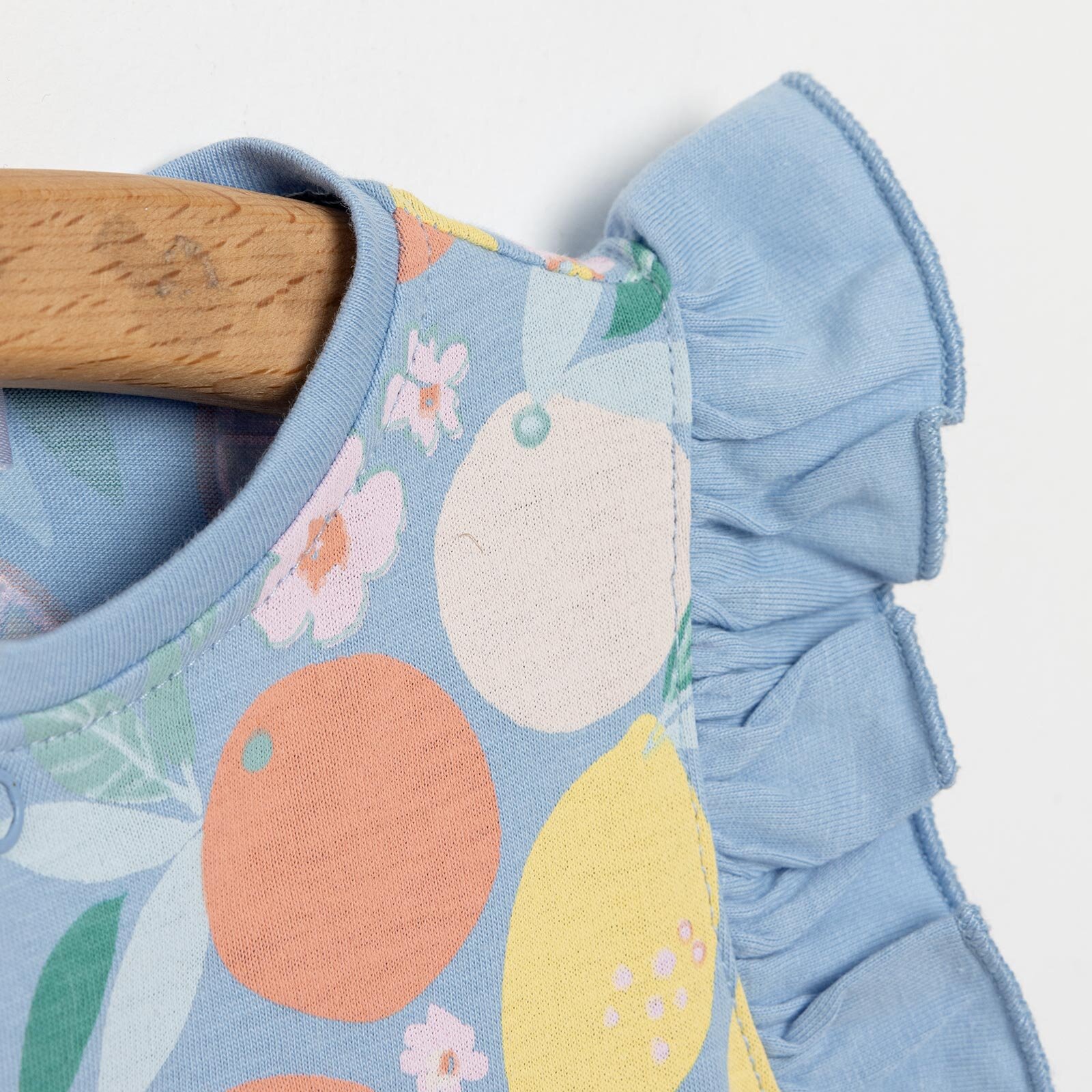 Yenidoğan Aloha Fırfırlı Kısa Tulum Kız Bebek Yenidoğan Aloha Fırfırlı Kısa Tulum Kız Bebek