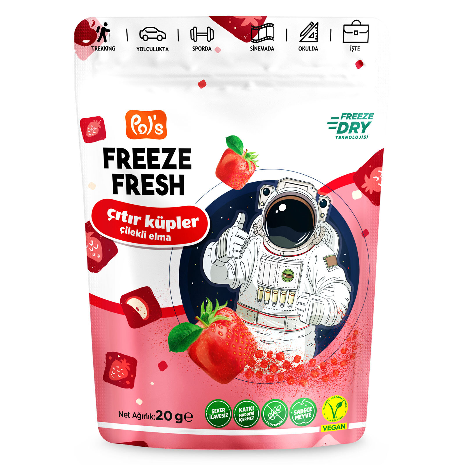 Freeze Fresh Çıtır Küpler 20gr Freeze Fresh Çıtır Küpler 20gr