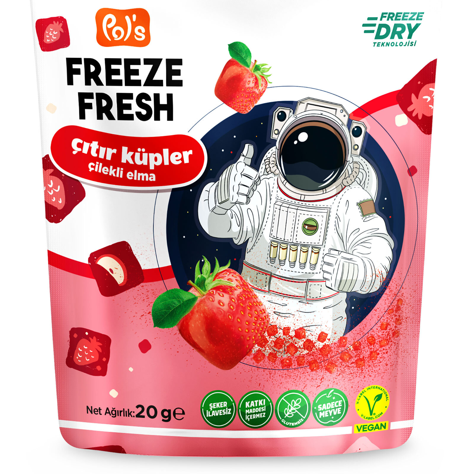 Freeze Fresh Çıtır Küpler 20gr Freeze Fresh Çıtır Küpler 20gr