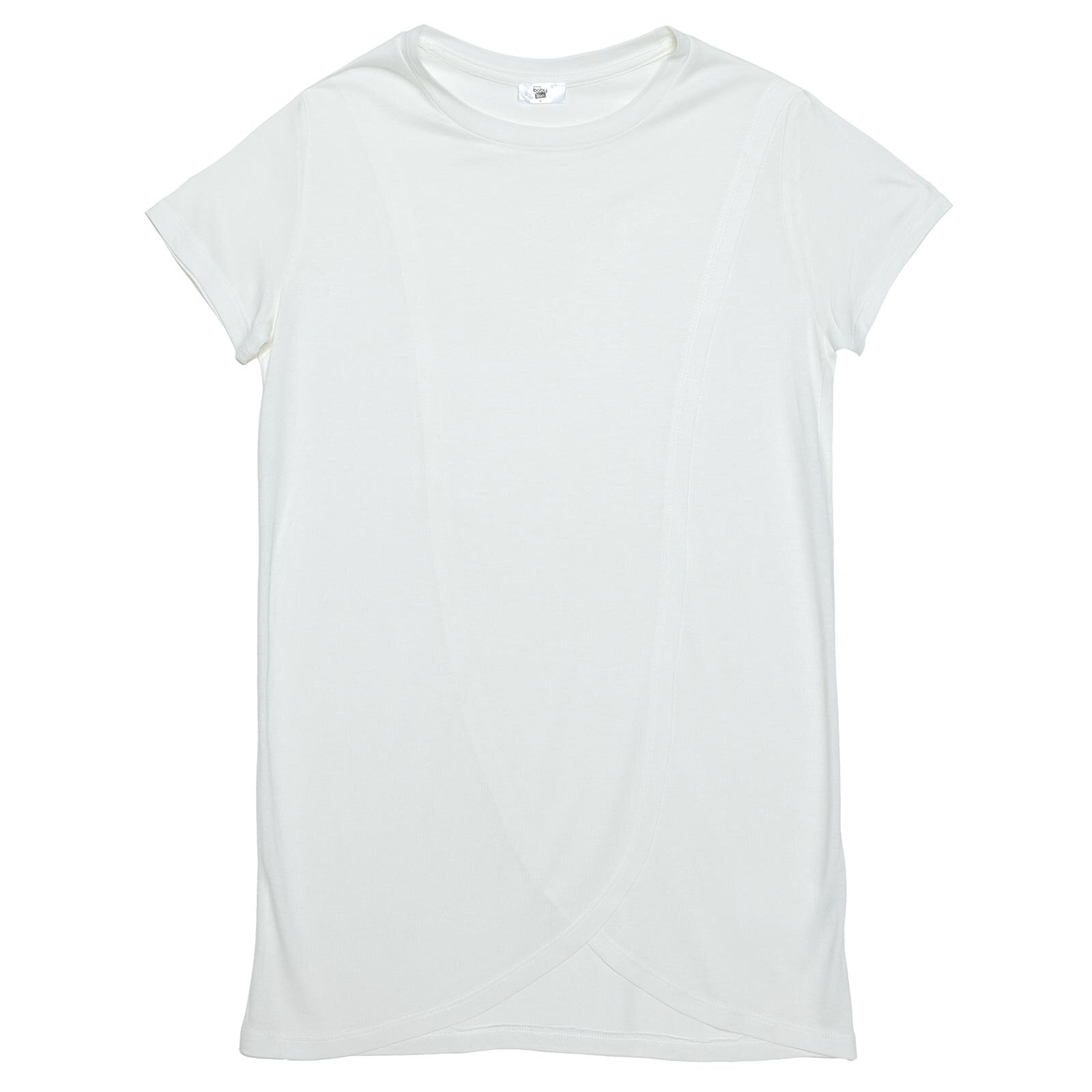 Anne Hamile Kısa Kol Tshirt Bisiklet Yaka Kısa Kol