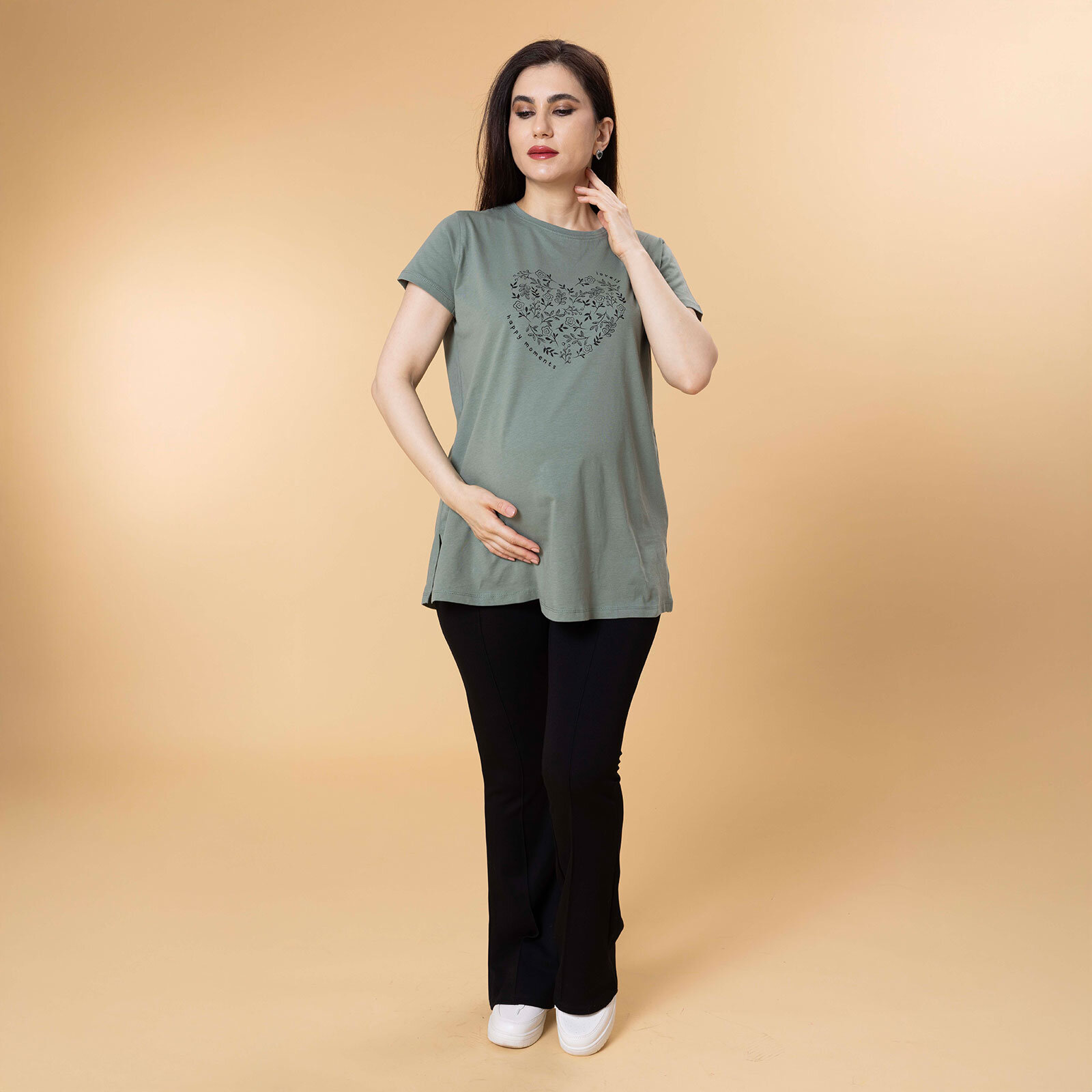 Hamile Kısa Kol Tshirt Hamile Kısa Kol Tshirt