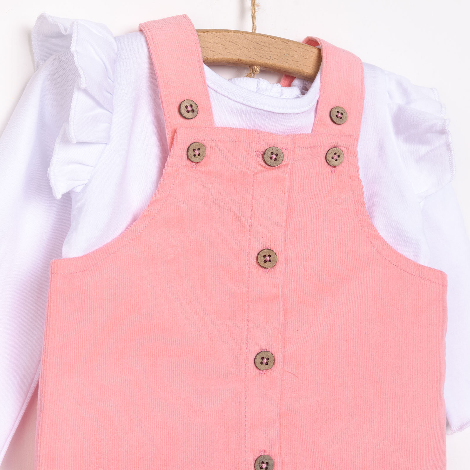 Happy Animals Kız Salopet-Sweatshirt Kız Bebek