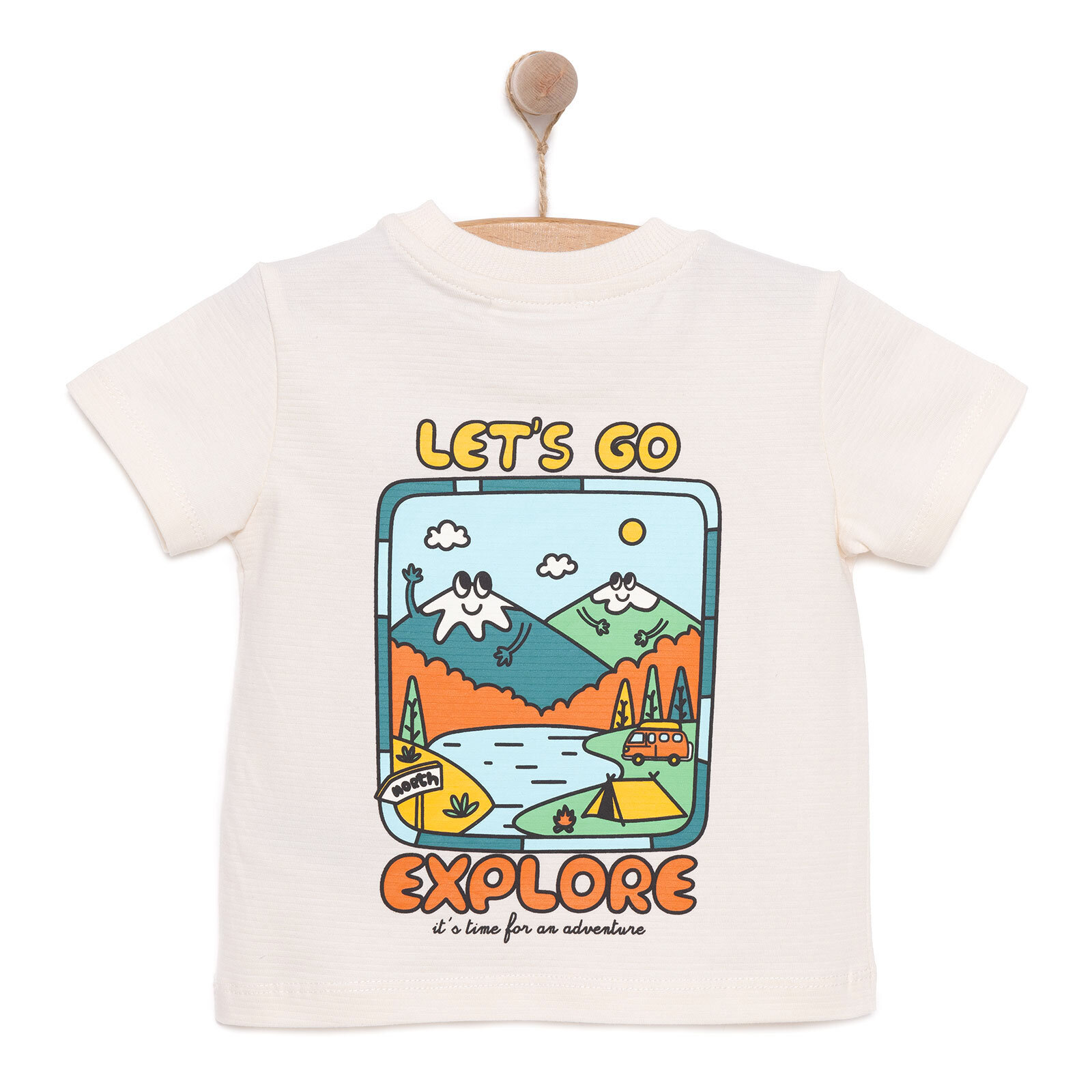 Happy On The Road Erkek Tshirt Erkek Bebek