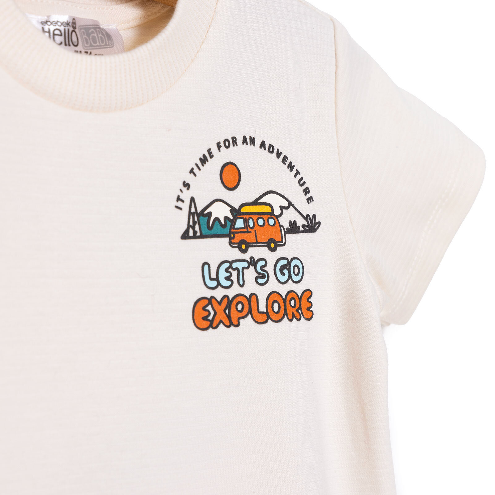 Happy On The Road Erkek Tshirt Erkek Bebek