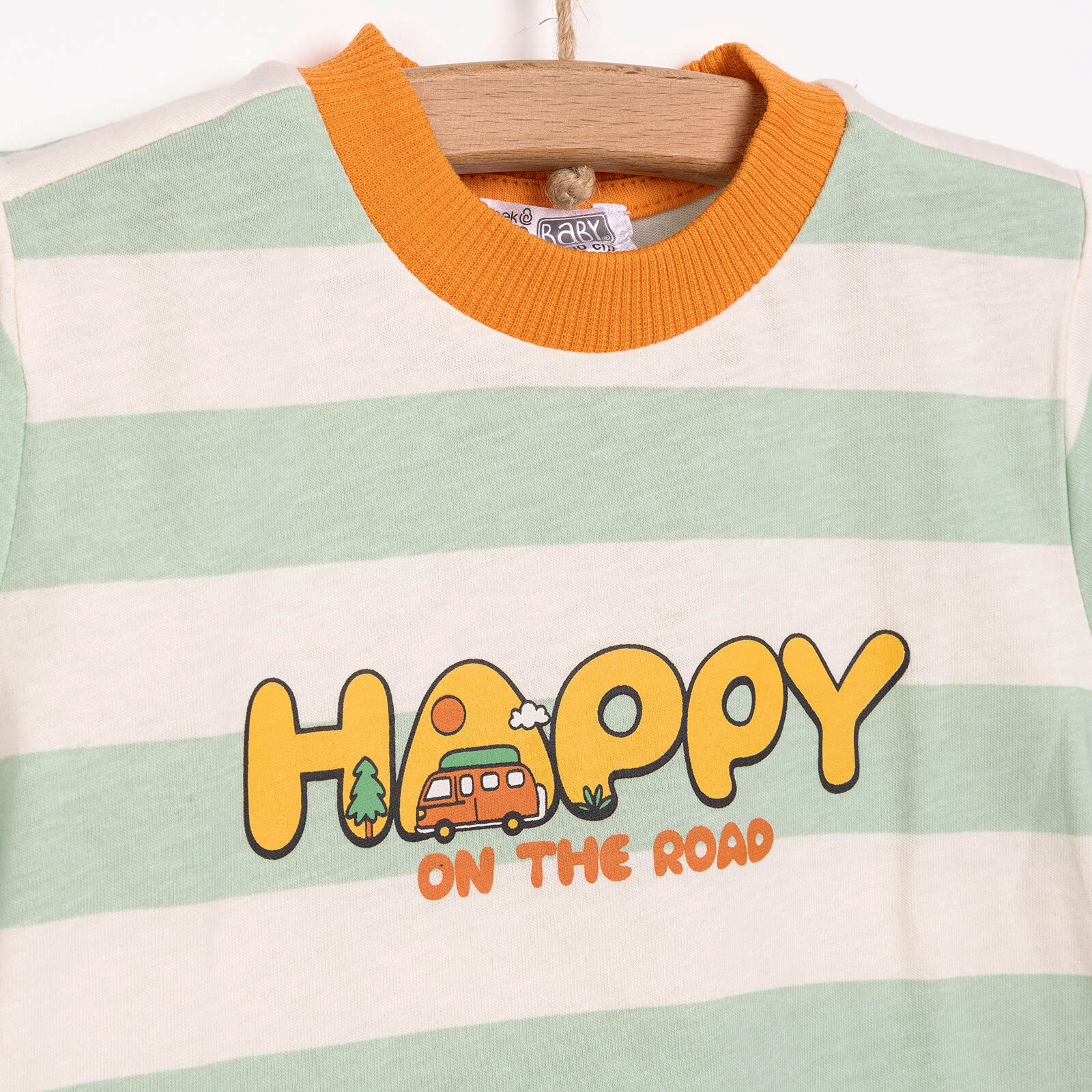Happy On The Road Erkek Tshirt Erkek Bebek