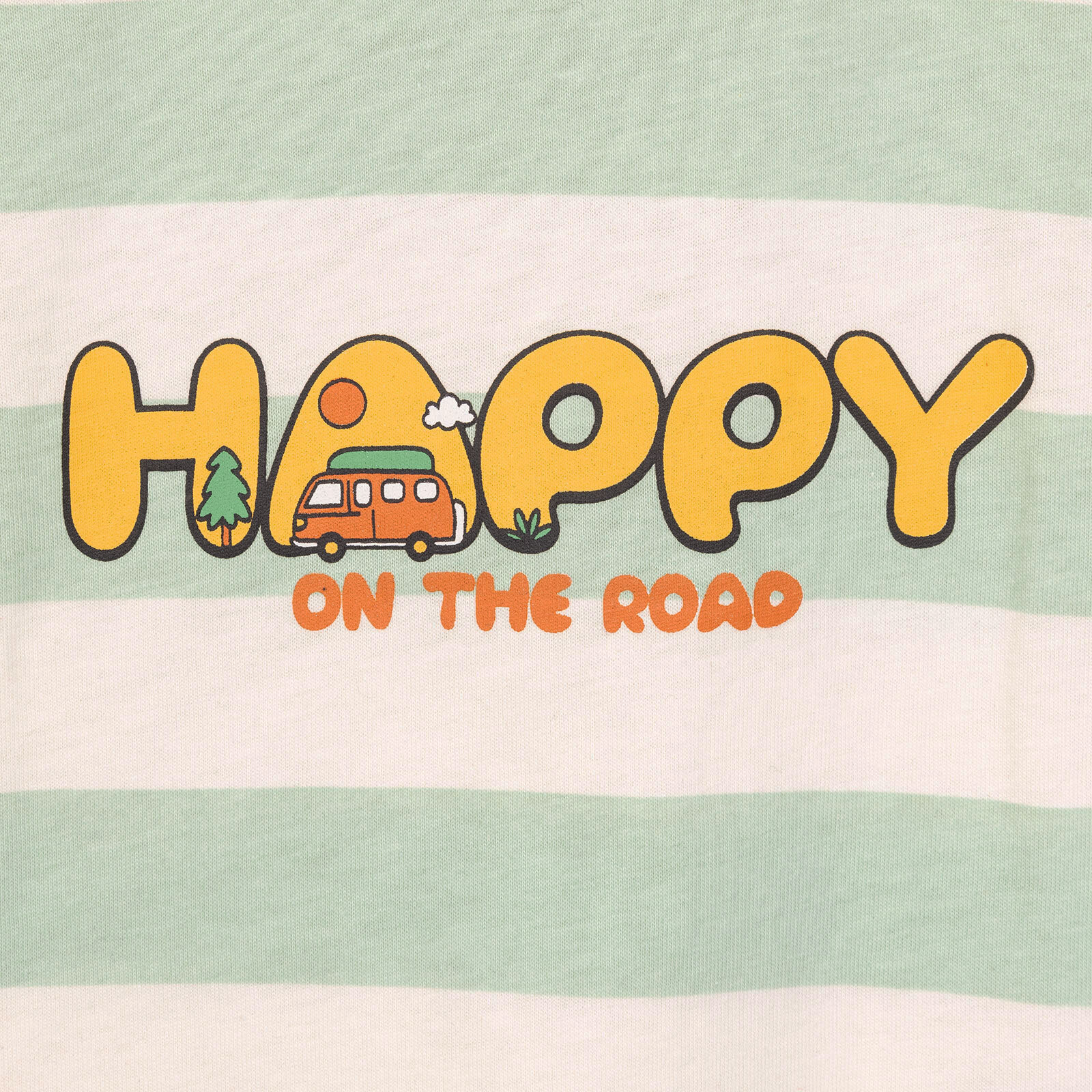 Happy On The Road Erkek Tshirt Erkek Bebek