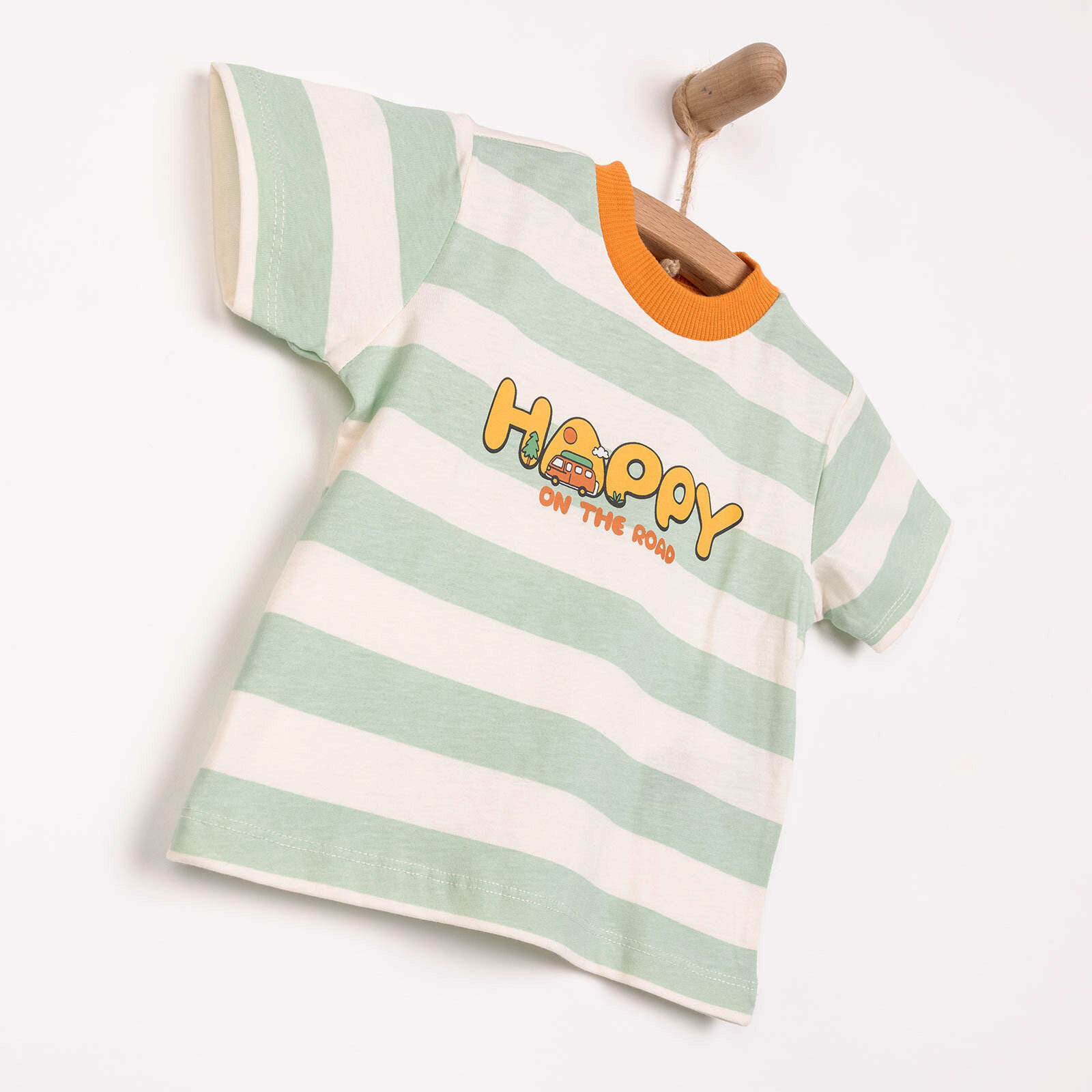 Happy On The Road Erkek Tshirt Erkek Bebek