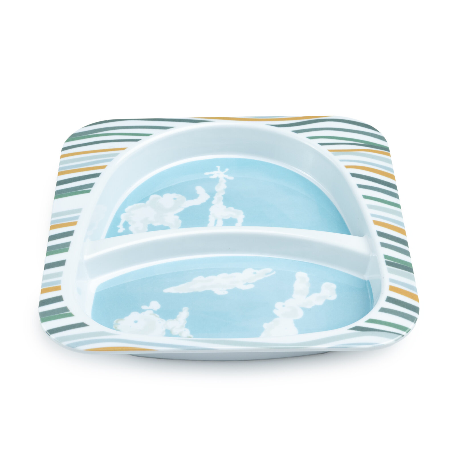 Hayal Et Melamin Kare Mama Tabağı 2 Bölmeli Hayal Et Melamin Kare Mama Tabağı 2 Bölmeli