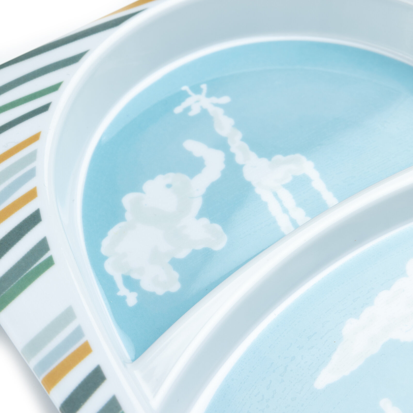 Hayal Et Melamin Kare Mama Tabağı 2 Bölmeli Hayal Et Melamin Kare Mama Tabağı 2 Bölmeli