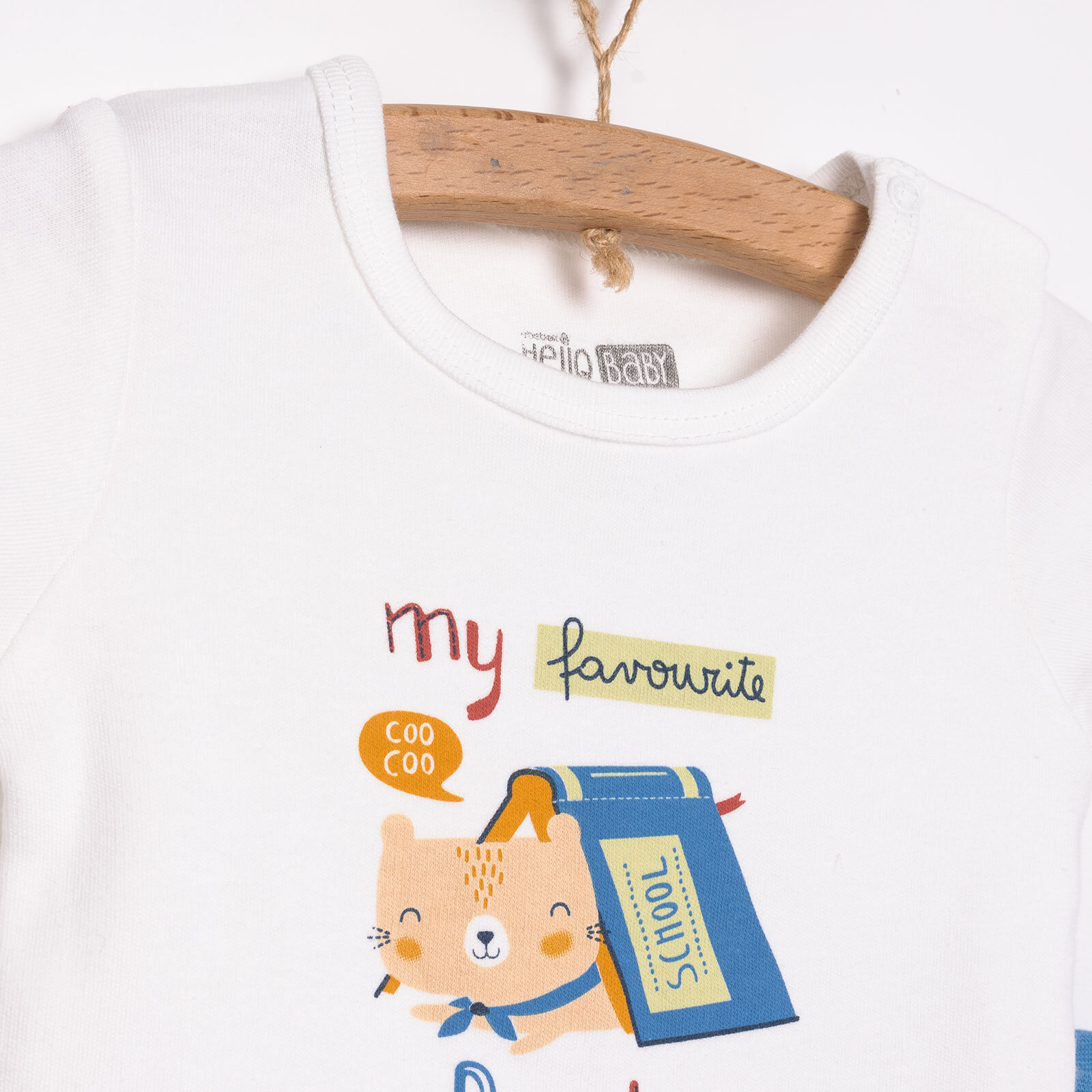 Hayvan Baskılı Yenidoğan Erkek Tshirt-Patikli Alt Erkek Bebek Hayvan Baskılı Yenidoğan Erkek Tshirt-Patikli Alt Erkek Bebek