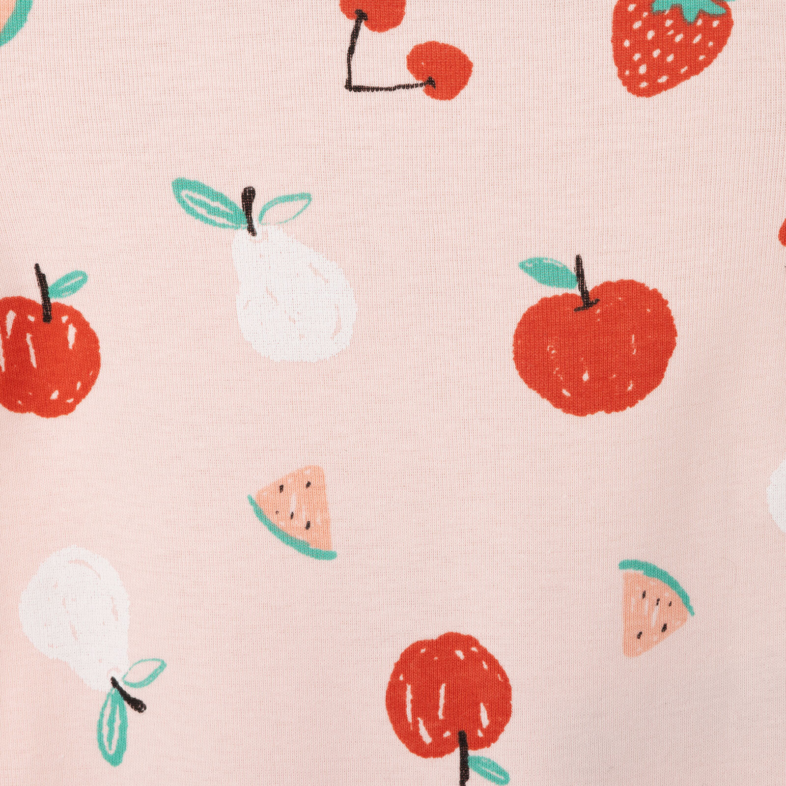 Hayvan Desenli Kısa Kol Body Kız Bebek