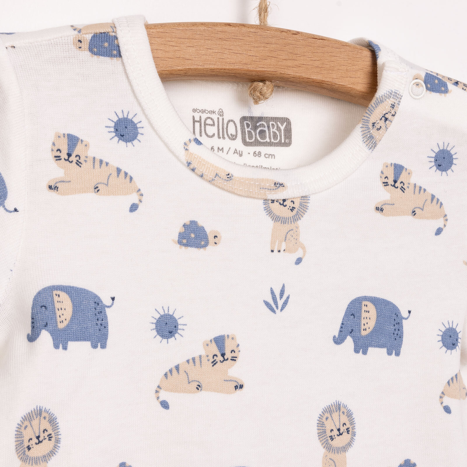 Hayvan Desenli Kısa Kol Body Hayvan Desenli Kısa Kol Body