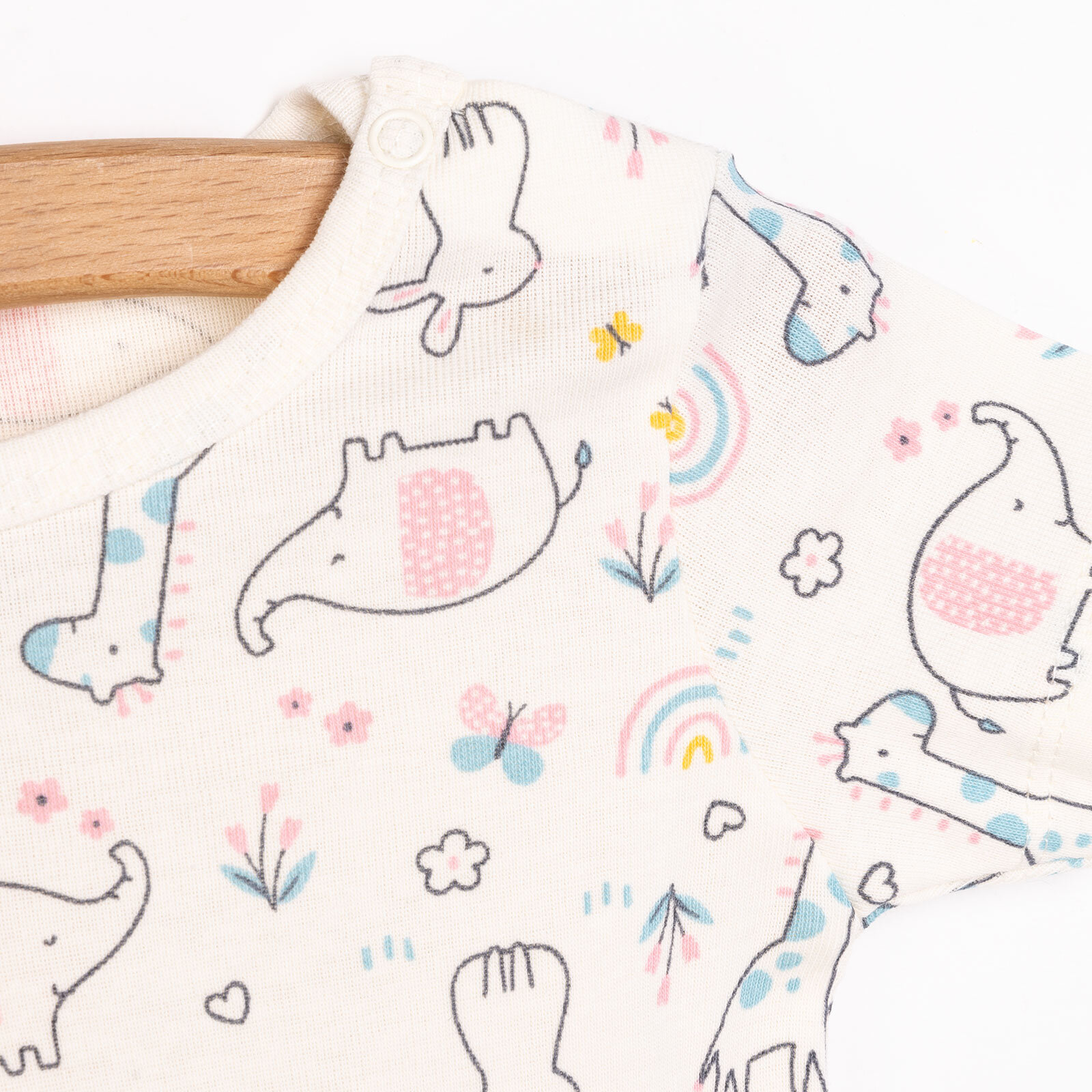 Hayvan Desenli Kısakol Body