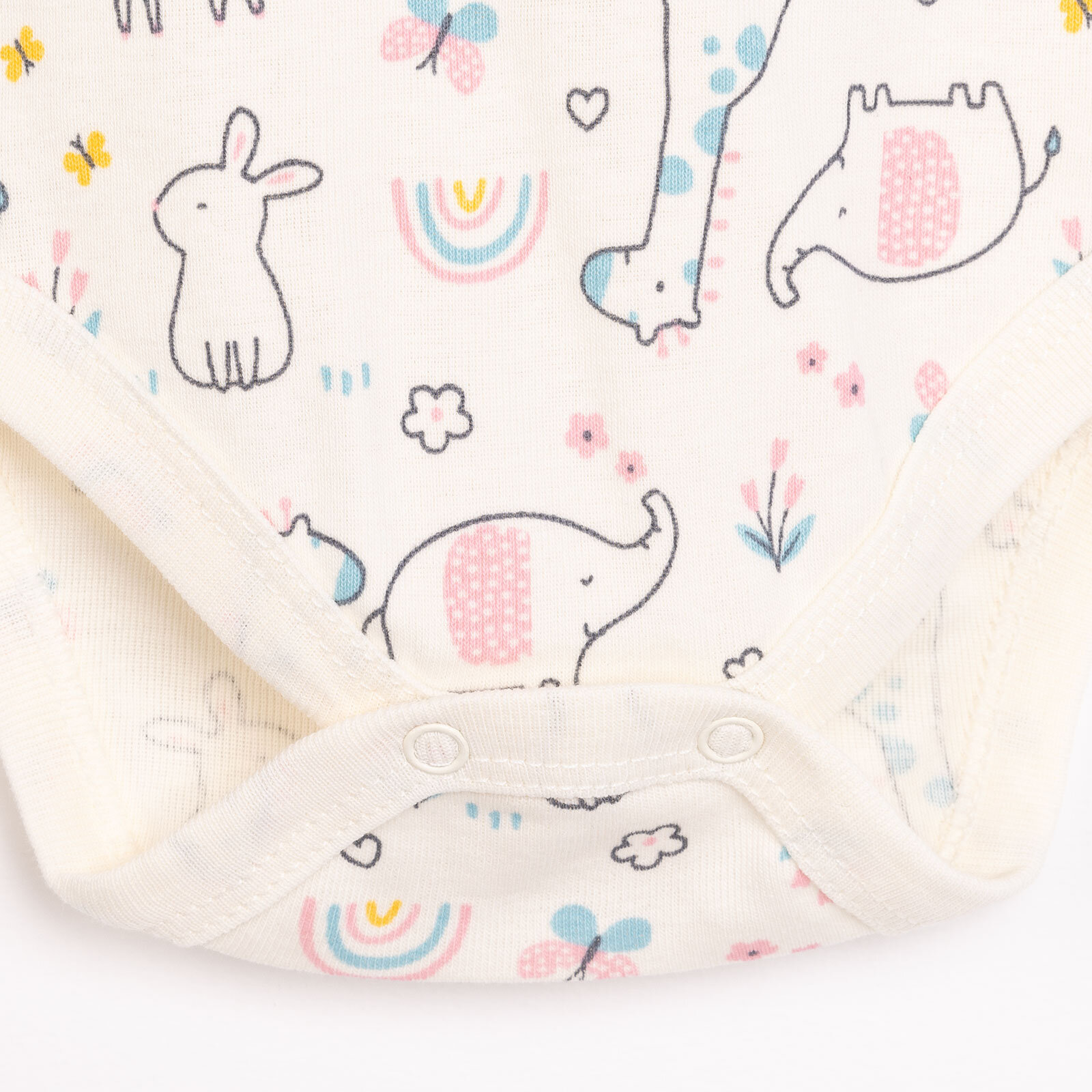 Hayvan Desenli Kısakol Body