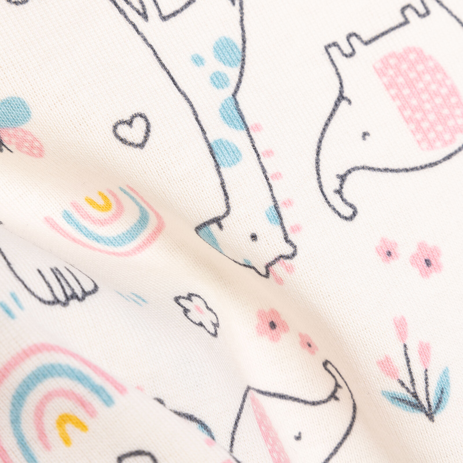 Hayvan Desenli Kısakol Body