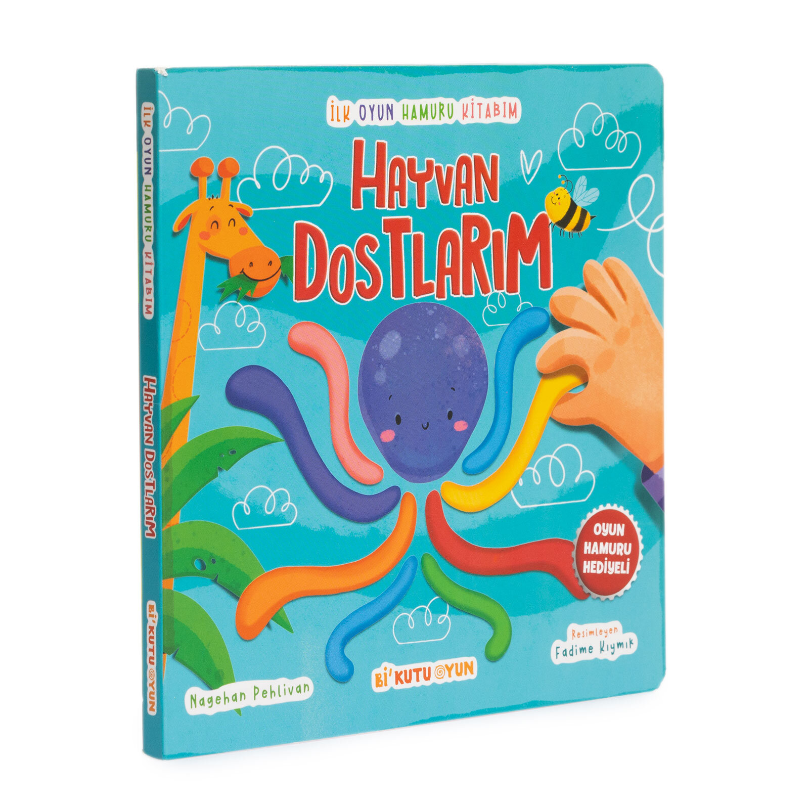 Hayvan Dostlarım Aktivite kitabı ve 3x50gr Hamur Hediyeli