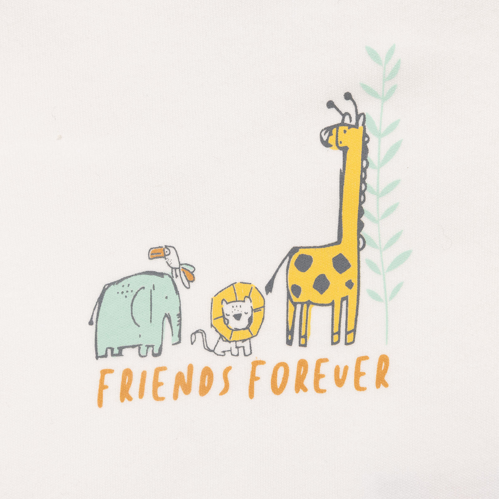 Hayvanlar Baskılı Yenidoğan Erkek Body-Patikli Alt-Şapka Erkek Bebek