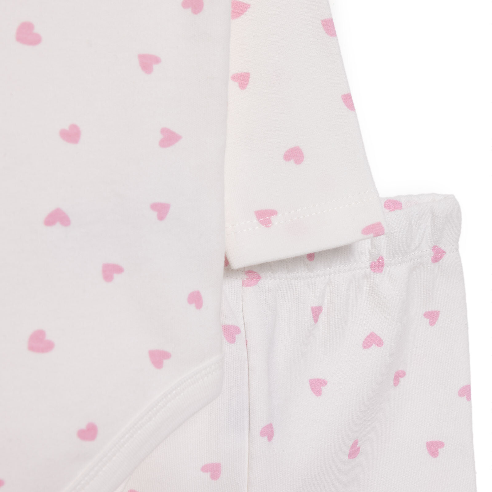 Hayvanlar Baskılı Yenidoğan Kız Body-Patiksiz Alt Çıtçıtlı İnterlok Zarf Yaka Uzun Kol Ekru