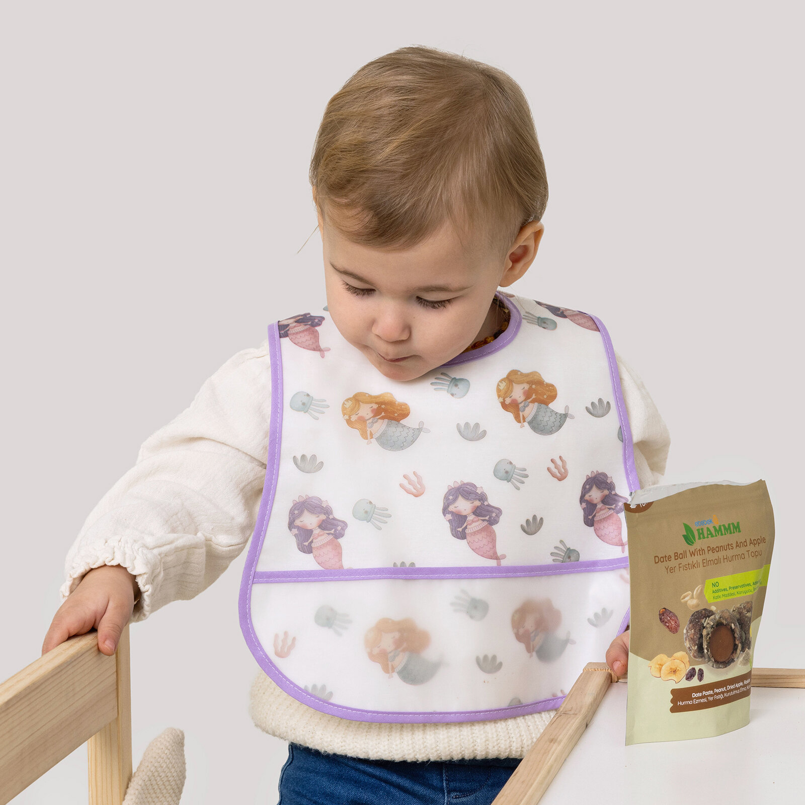 Hazneli Pelikan Önlük Beyaz - Mermaid