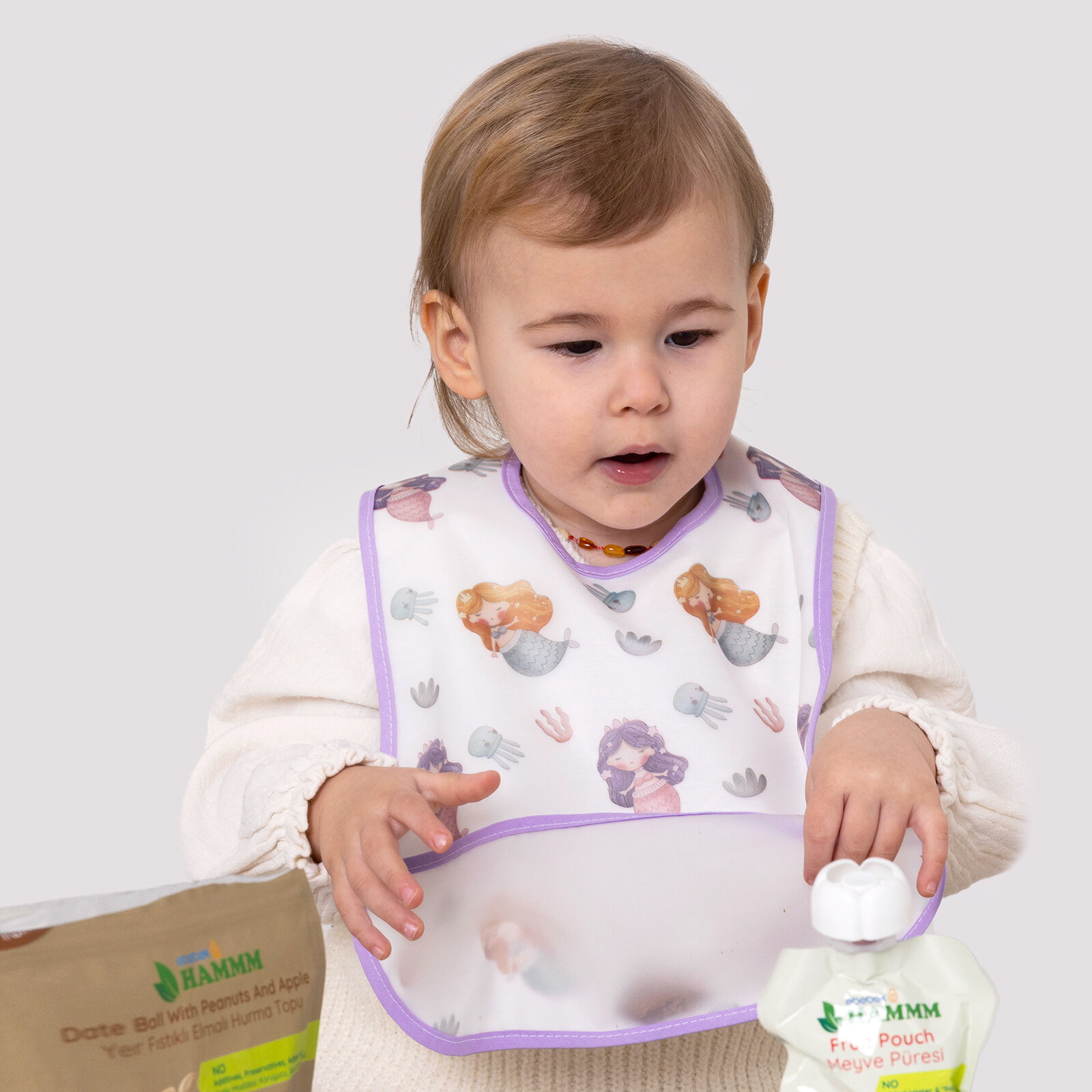 Hazneli Pelikan Önlük Beyaz - Mermaid