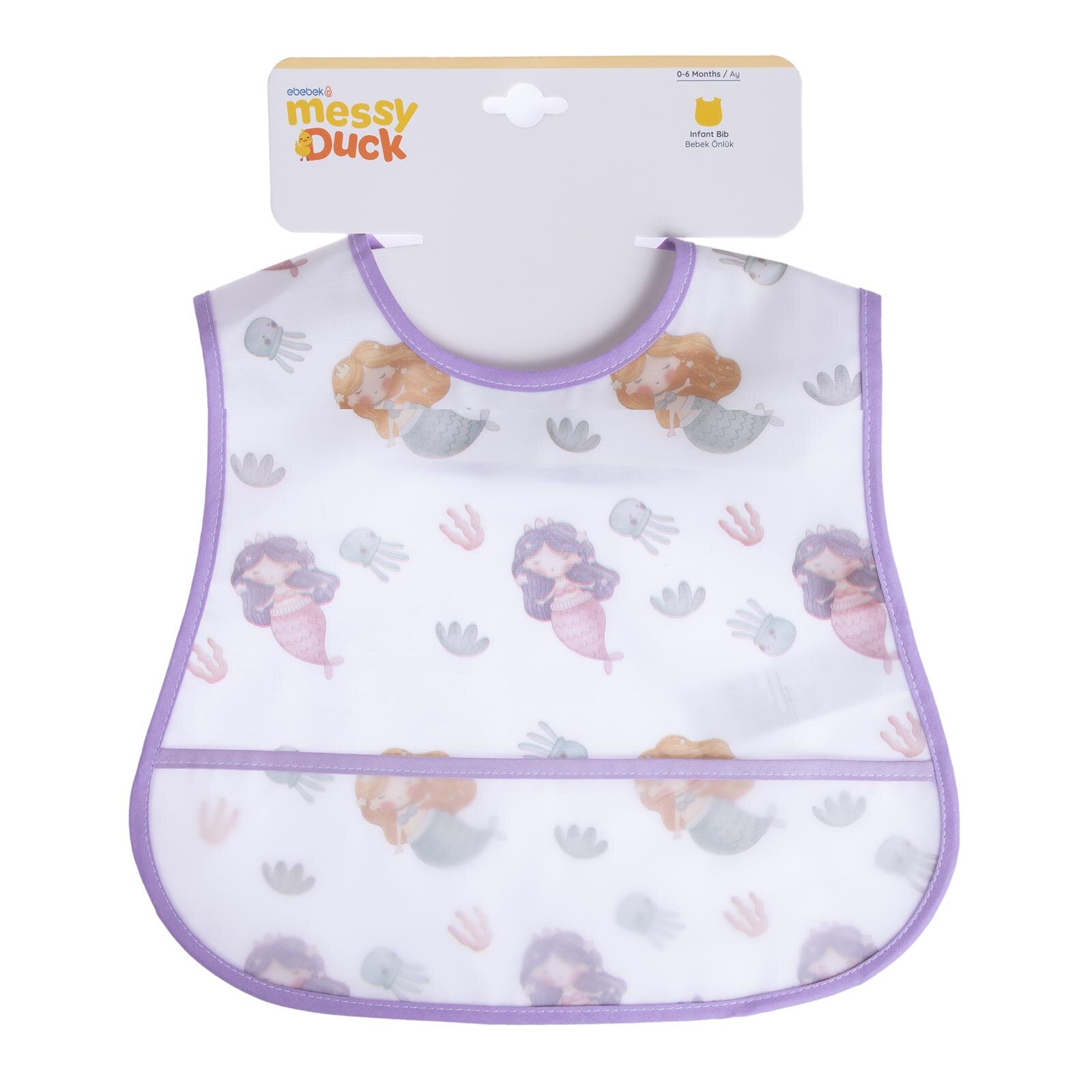 Hazneli Pelikan Önlük Beyaz - Mermaid