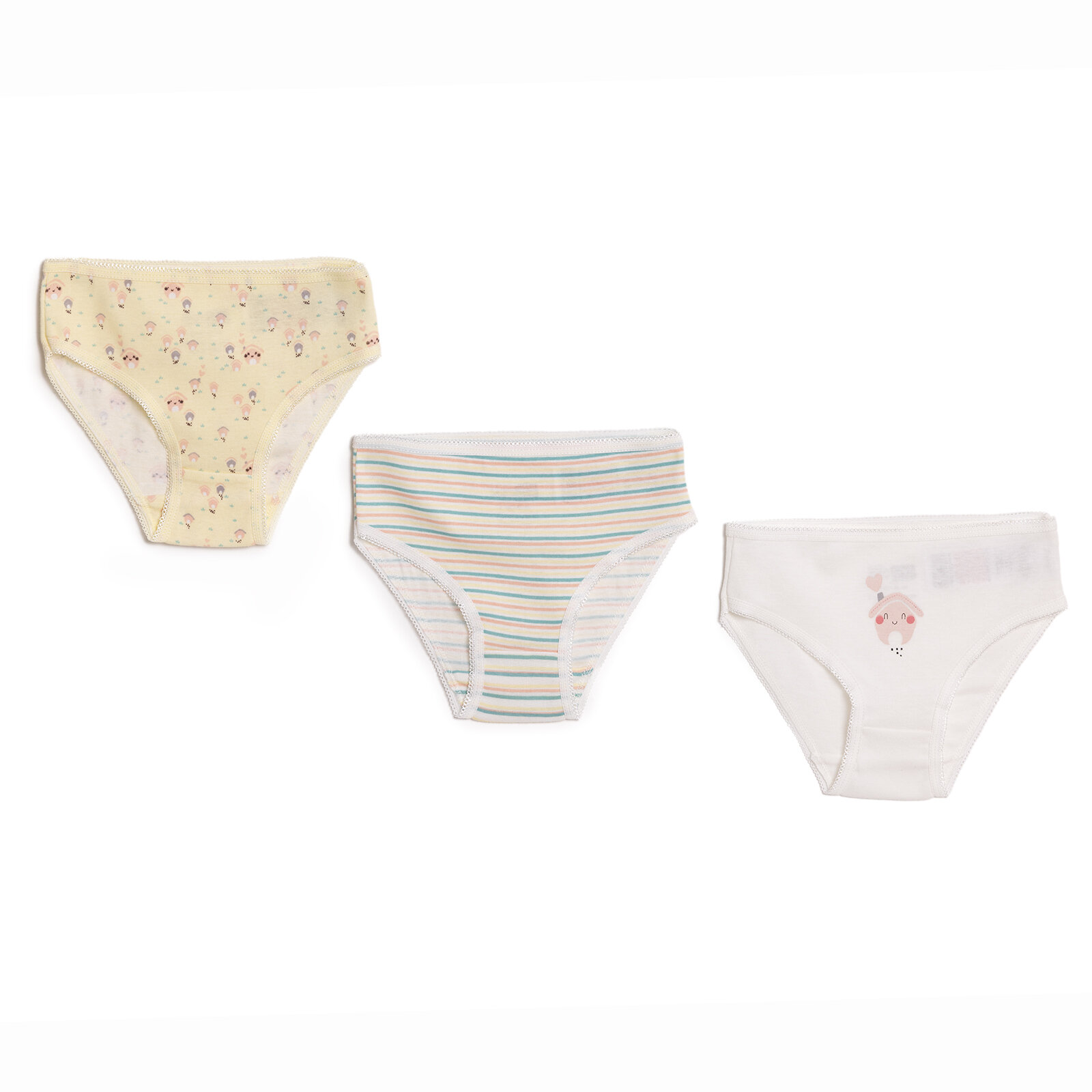 Hello Baby 3'lü Slip Külot Kız Bebek Hello Baby 3'lü Slip Külot Kız Bebek