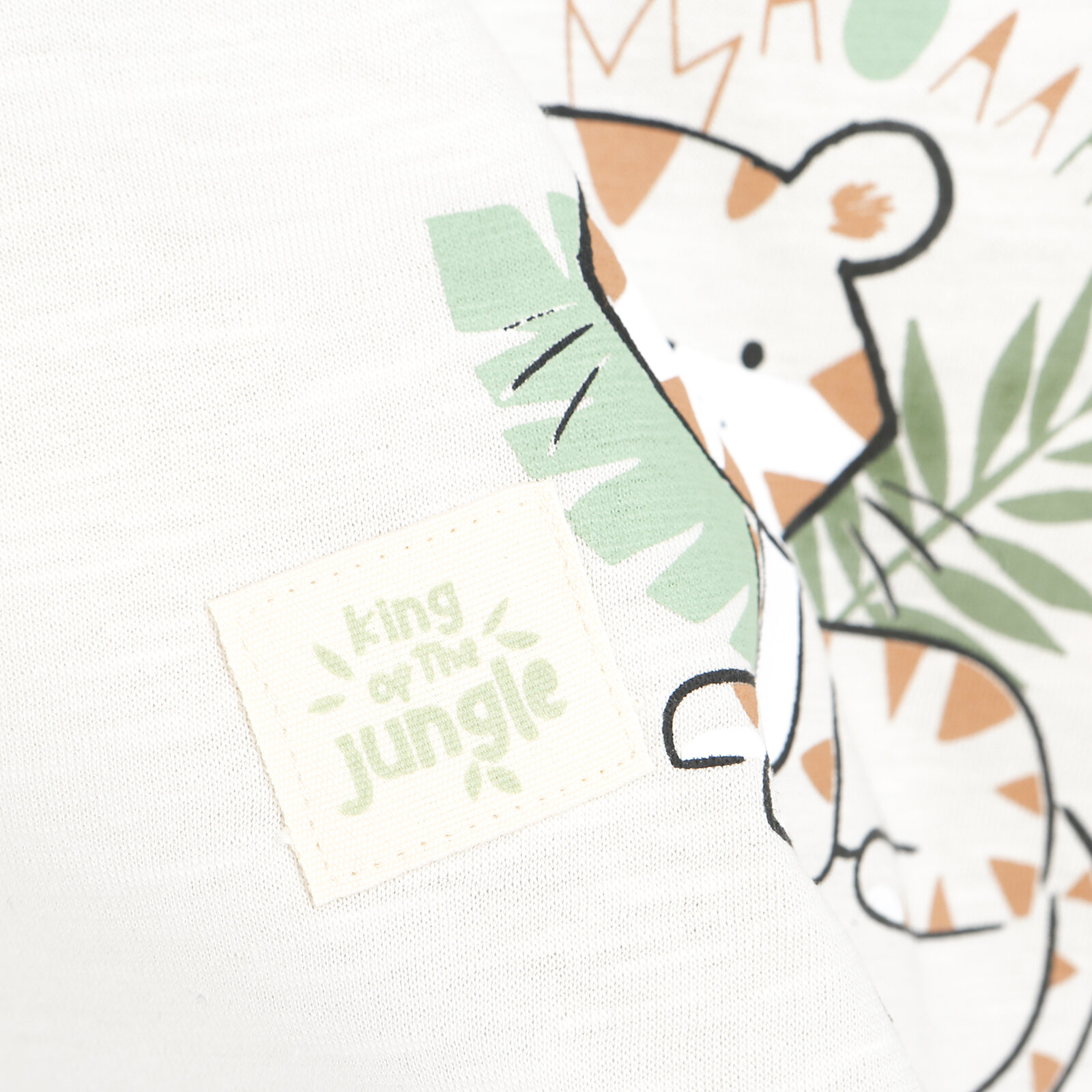 Little Tiger Erkek Bebek Kaplan Baskılı Tshirt - Dokuma Pantolon