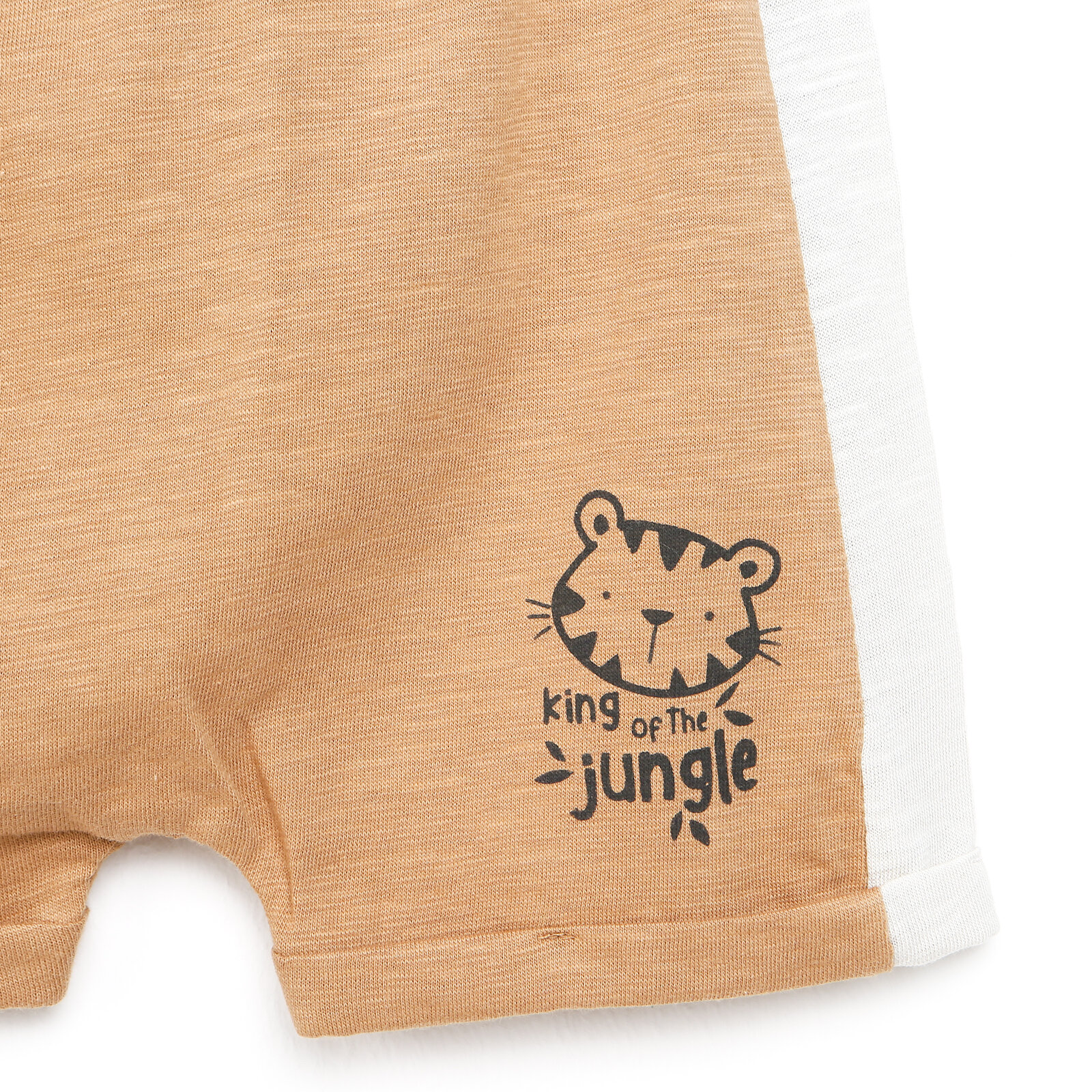 Little Tiger Erkek Bebek Kolsuz  Modelli Tshirt - Baskılı Şort