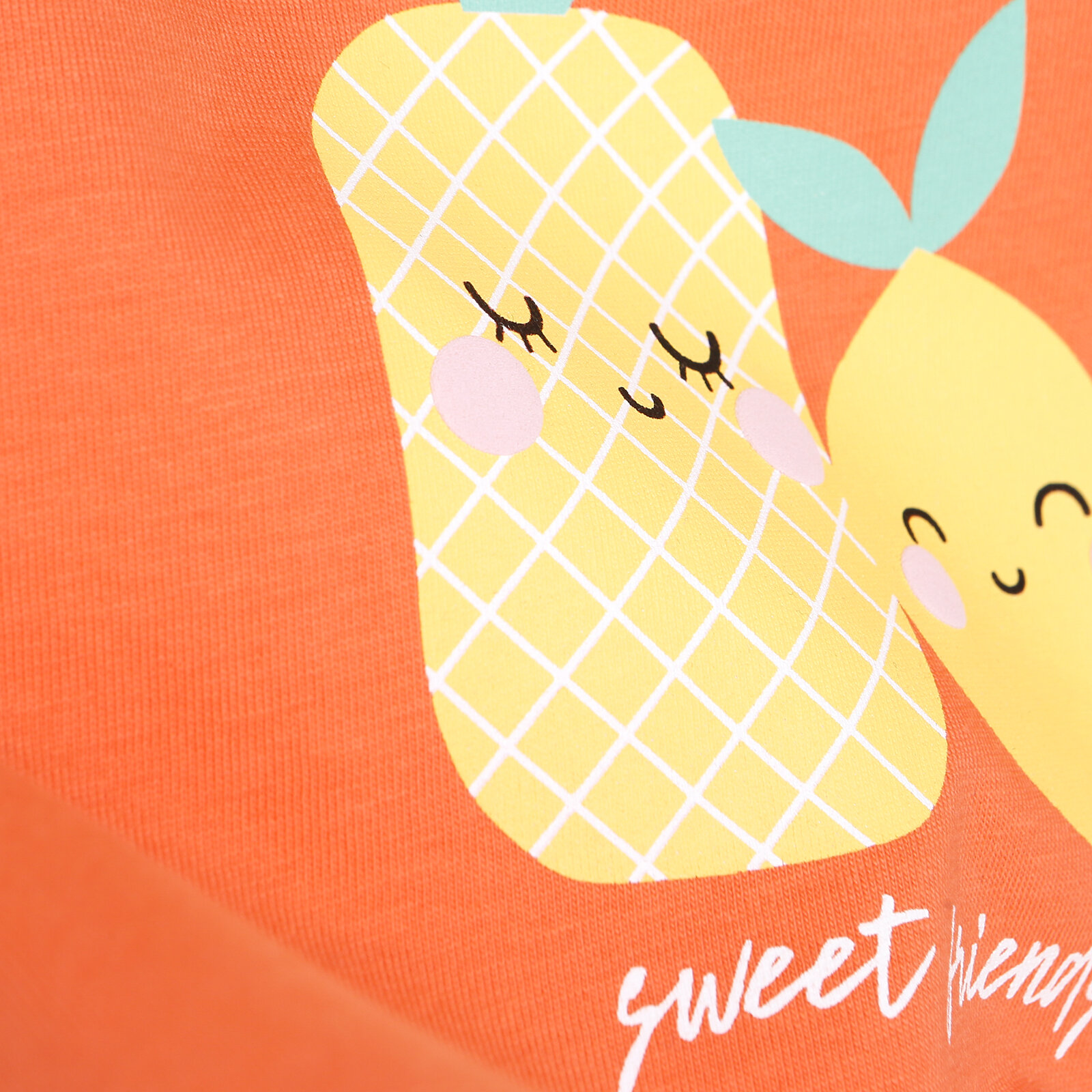 Sweet Fruit Kız Bebek  - Organik Pamuk Tshirt-Şort
