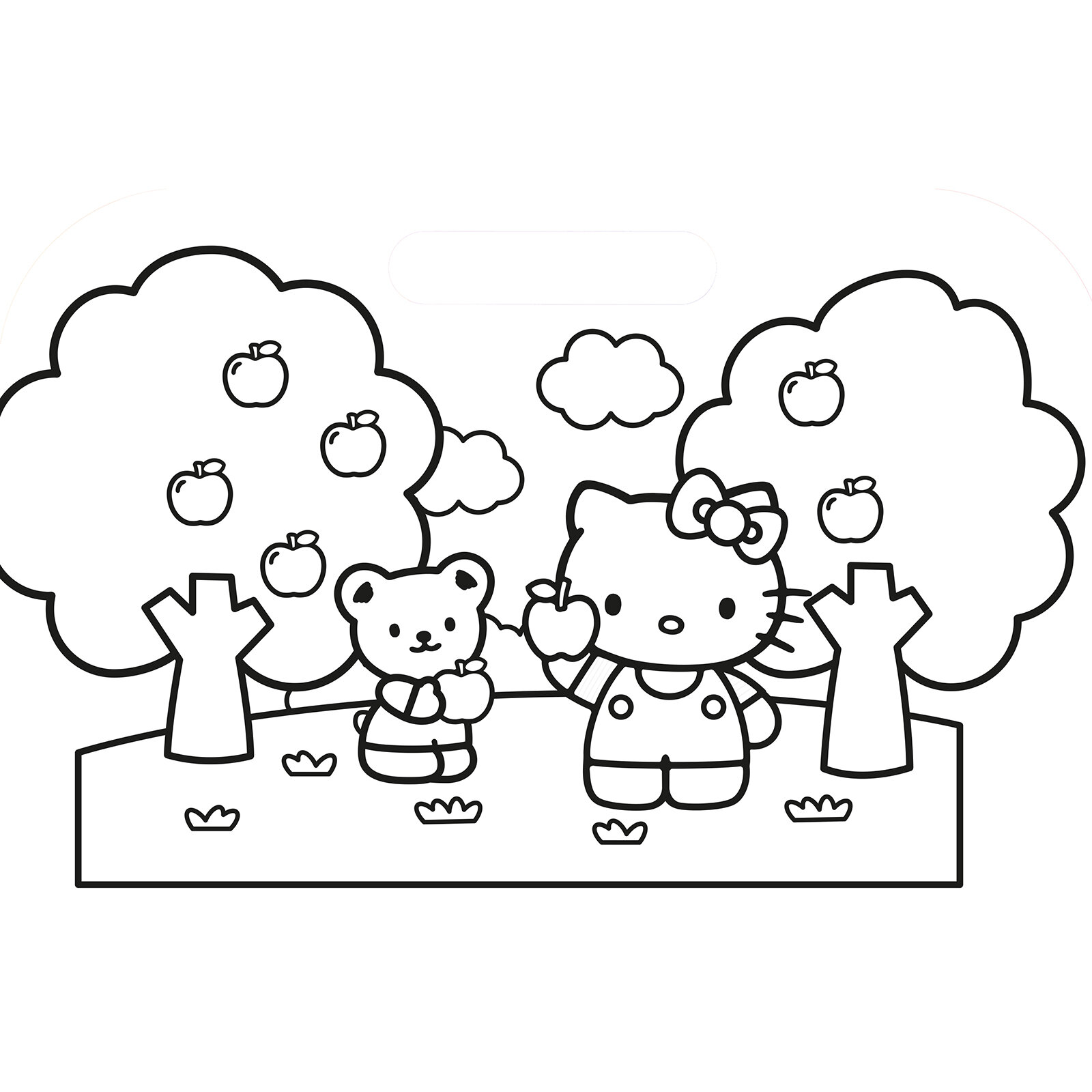 Hello Kitty Çıkartma Hediyeli Boyama Albümü Hello Kitty Çıkartma Hediyeli Boyama Albümü