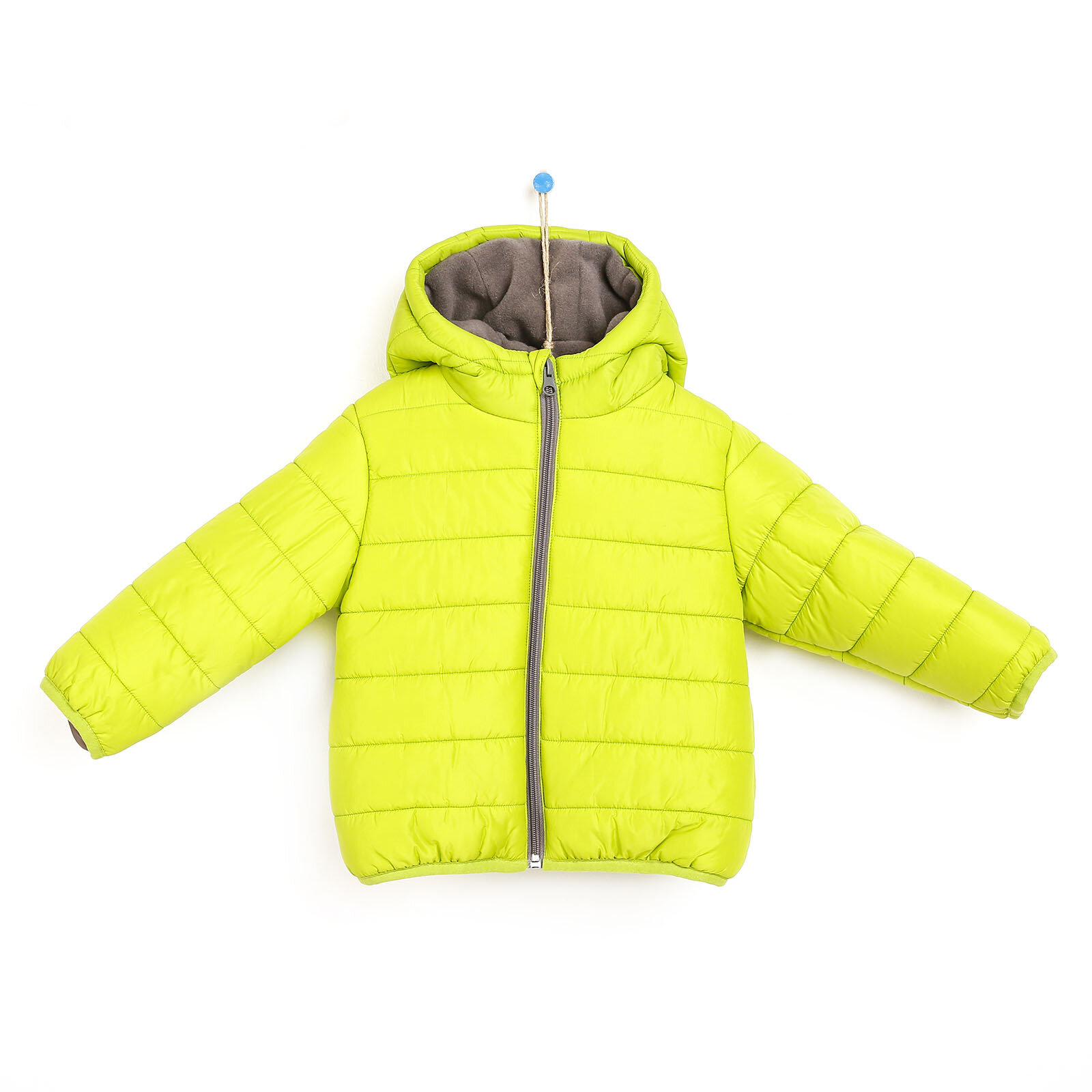 Basic Kulaklı Kapüşonlu Mont