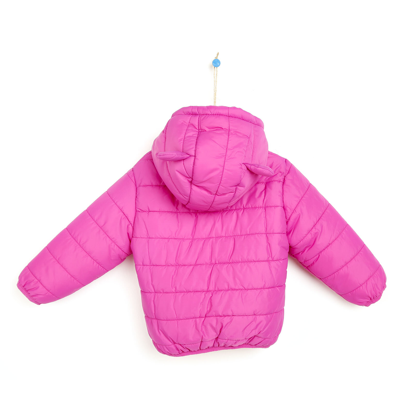 Basic Kulaklı Kapüşonlu Mont