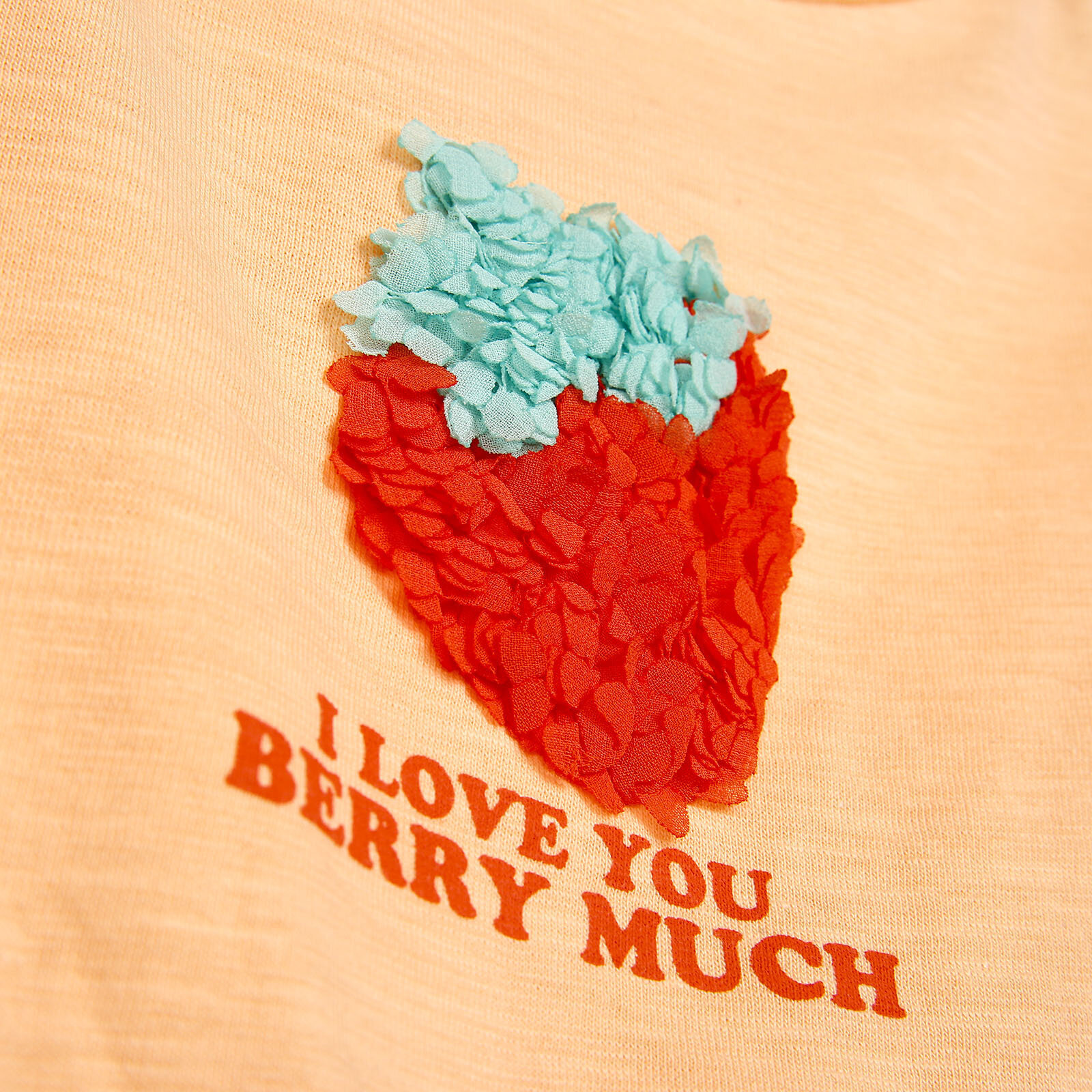 Hello Berry Kız Bebek Arkası Fırfırlı Tshirt - İnce Rahat Pantolon