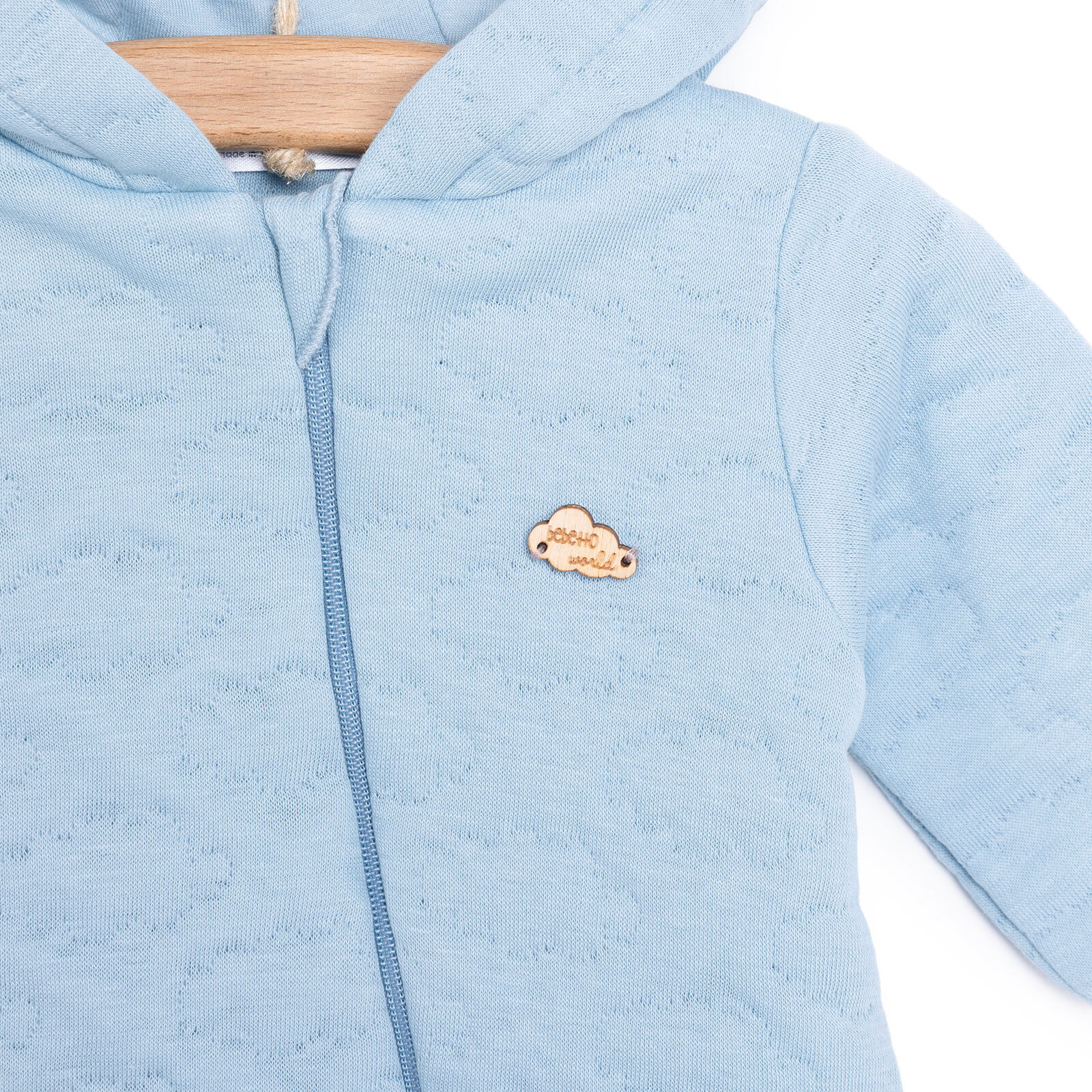 Yenidoğan Clouds Erkek Kapitone Kapüşonlu Tulum