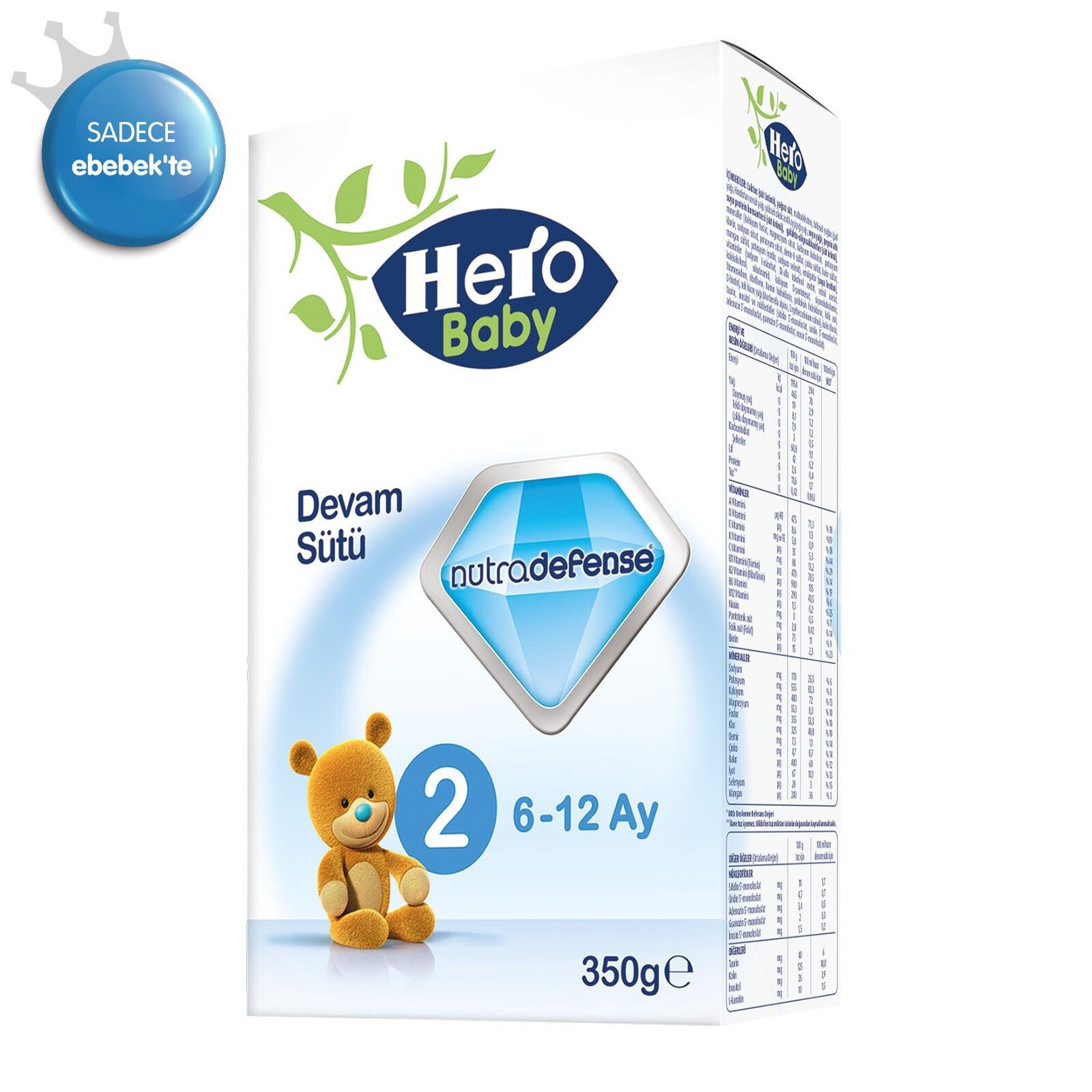 Hero Baby Nutrasense 2 Devam Sütü 400 gr Fiyatları, Özellikleri ve  Yorumları
