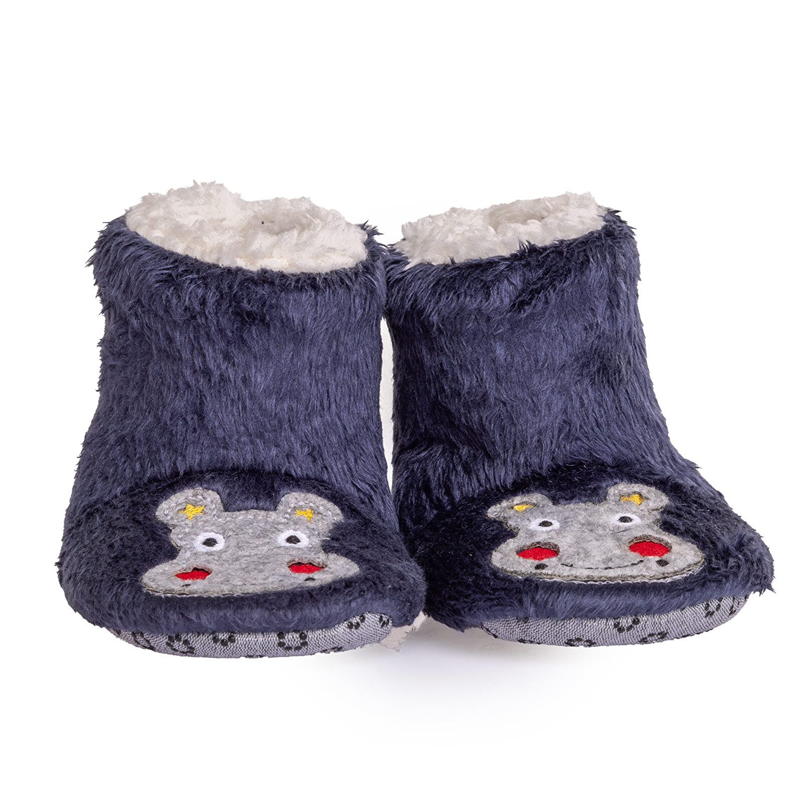 Hipopotam Nakışlı Erkek Panduf Erkek Bebek Hipopotam Nakışlı Erkek Panduf Erkek Bebek