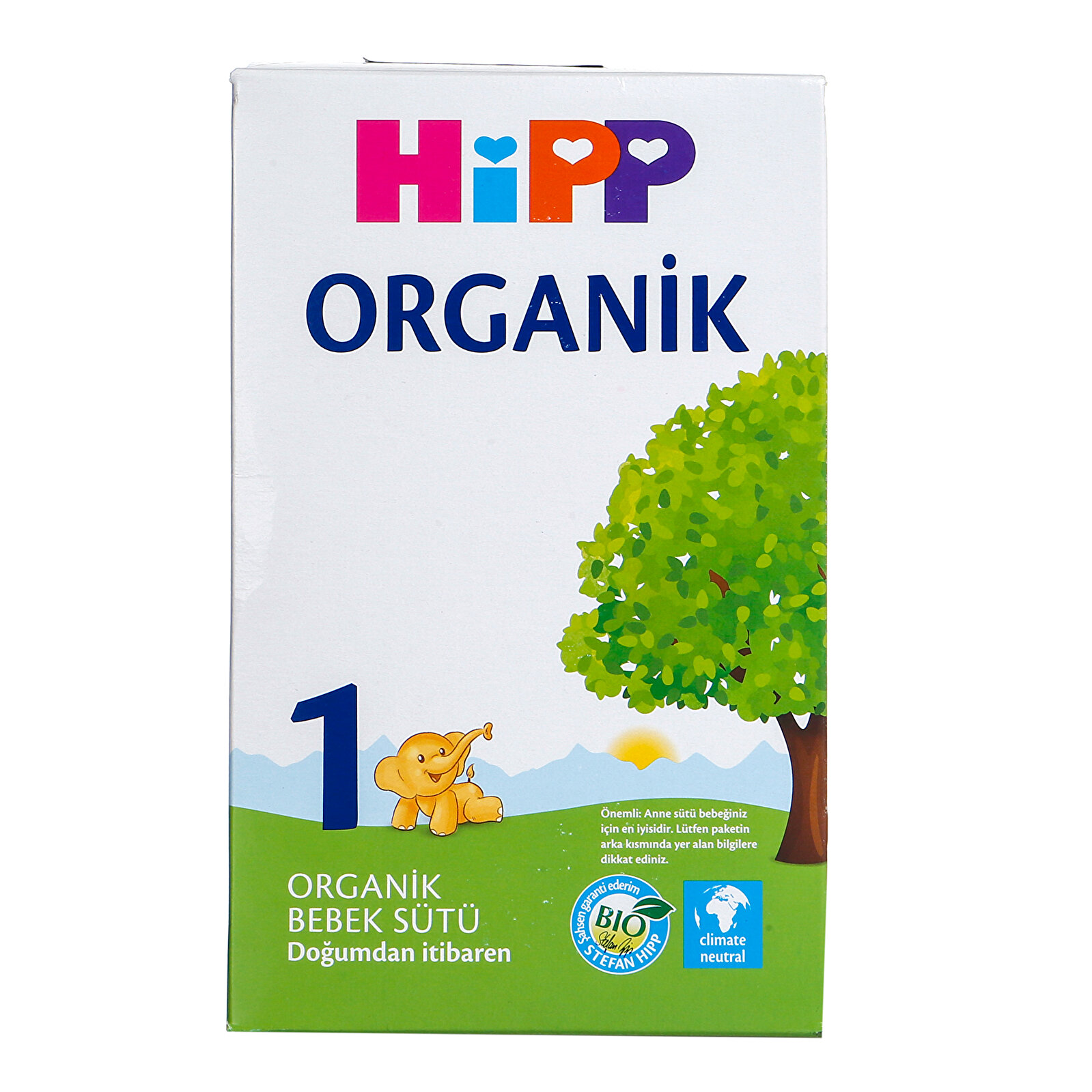 1 Organik Bebek Sütü 600 gr 0+ Ay