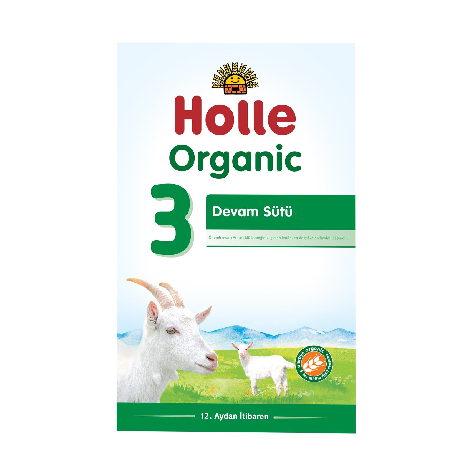 Organik Keçi Sütü Devam Formülü 3 400 gr