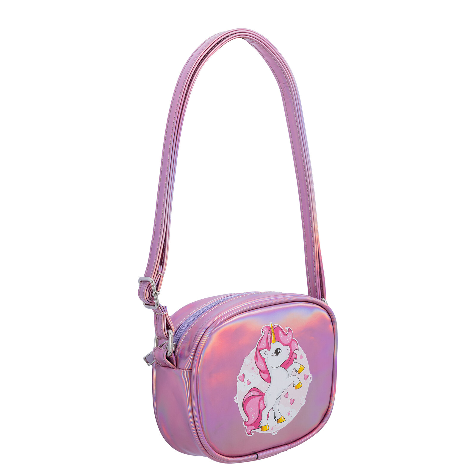 Hologramlı Unicorn Kız Çocuk Omuz Çantası Kız Bebek