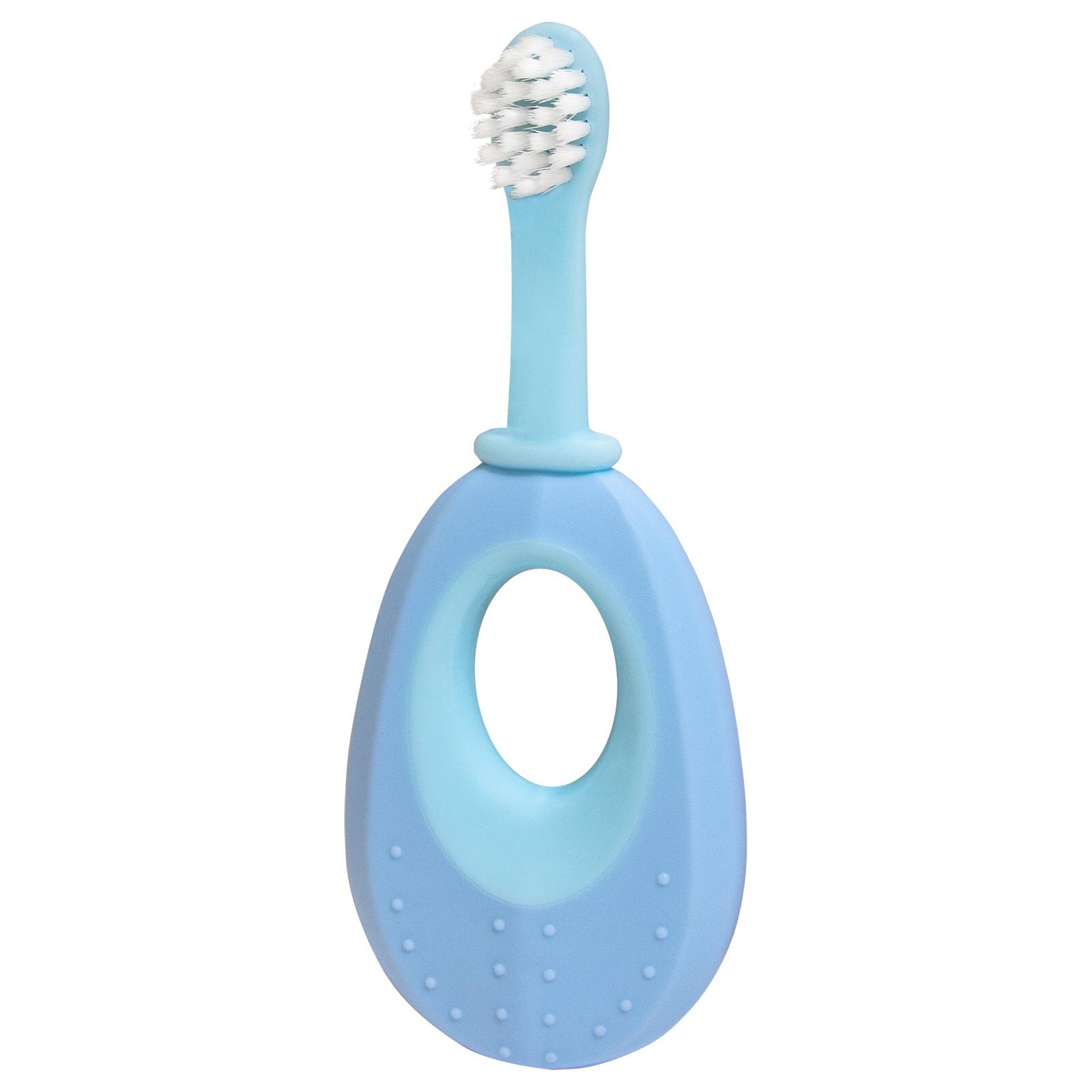 Humble Brush Baby Bebekler için Alıştırma Diş Fırçası - Mavi