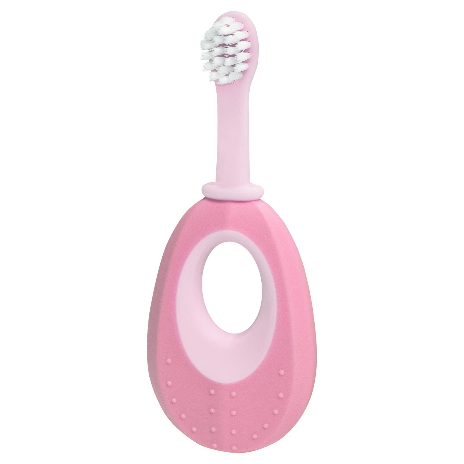 Humble Brush Baby Bebekler için Alıştırma Diş Fırçası - Pembe