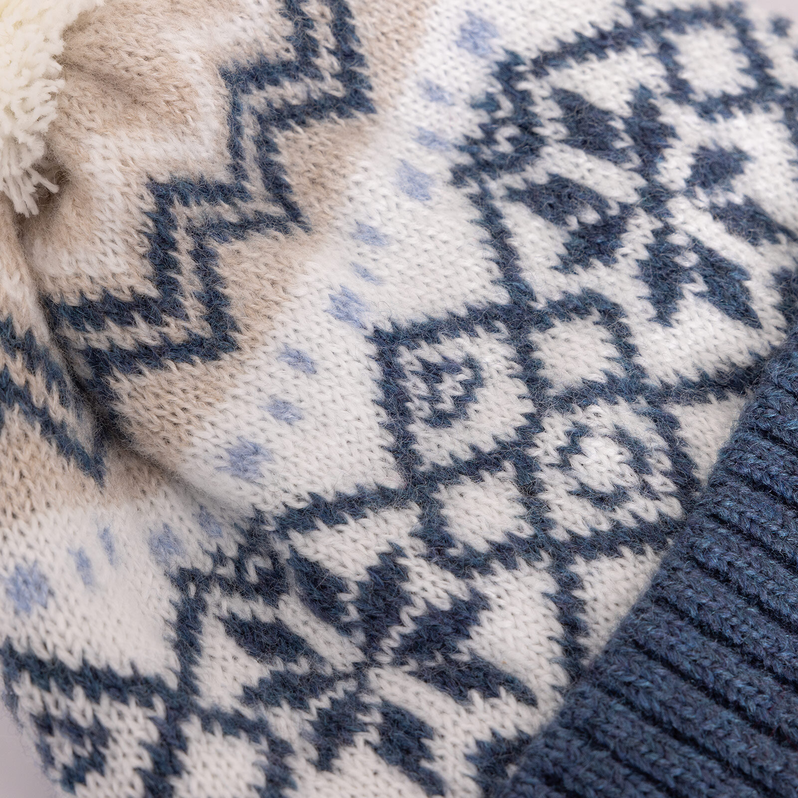 İçi Polarlı Desenli Triko Erkek Bere Erkek Bebek