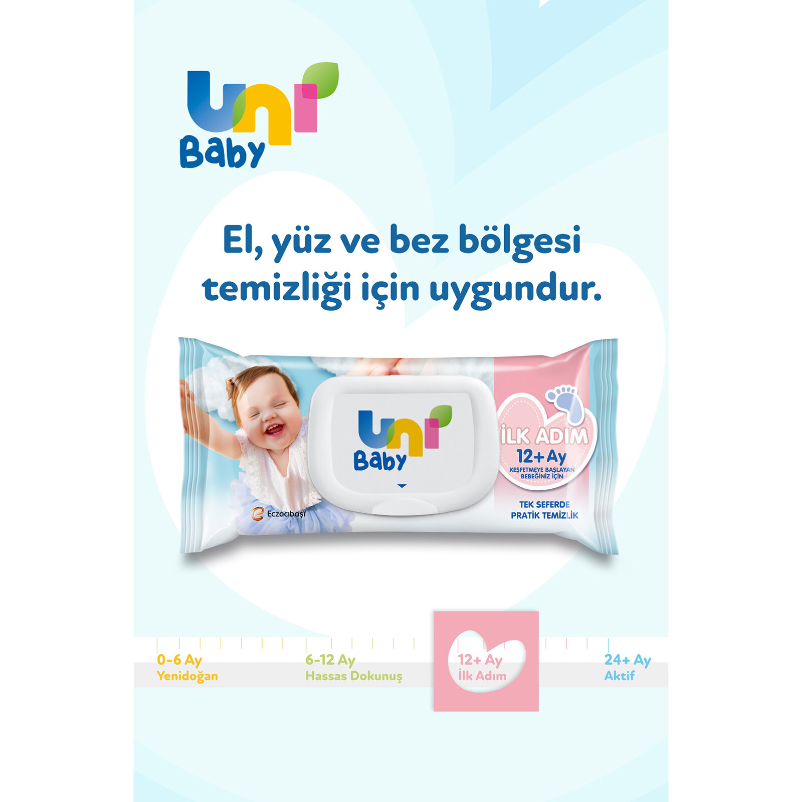 İlk Adım Islak Mendil 3x52 Adet