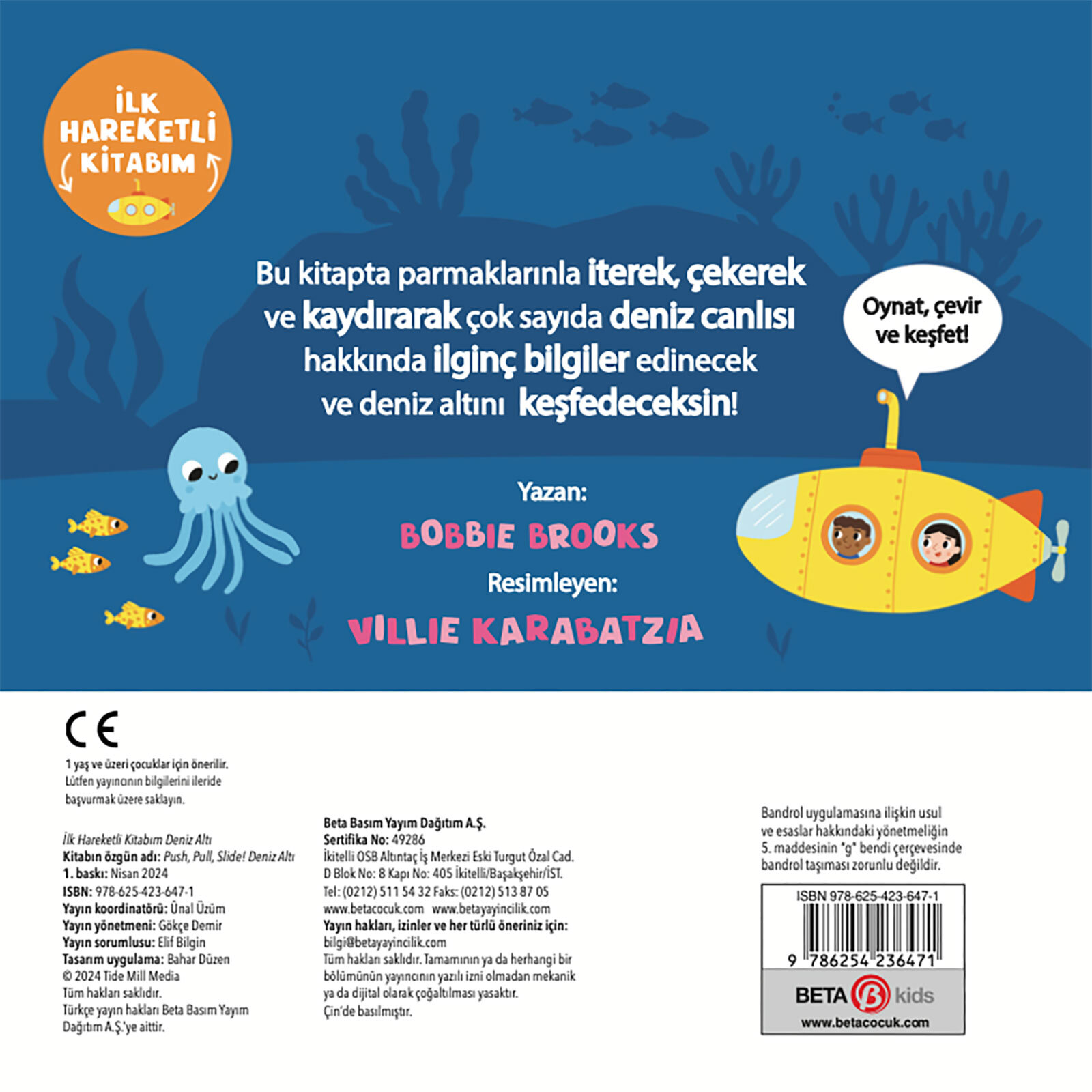 İlk Hareketli Kitabım Deniz Altı