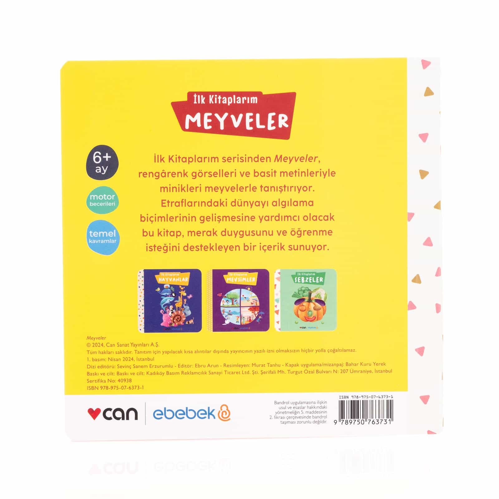 İlk Kitaplarım 2 Meyveler