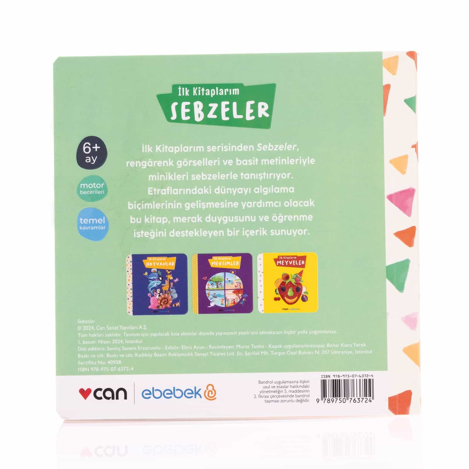 İlk Kitaplarım 2 Sebzeler