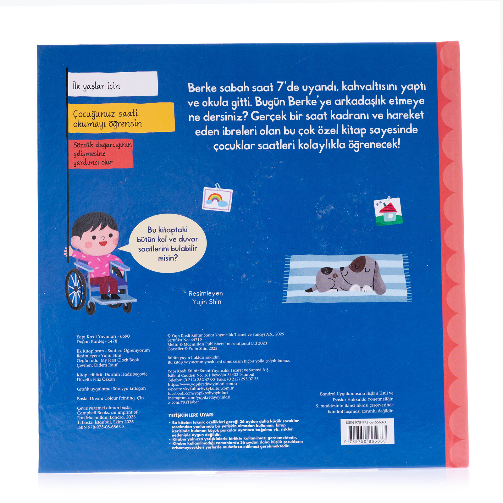 İlk Kitaplarım - Saatleri Öğreniyorum