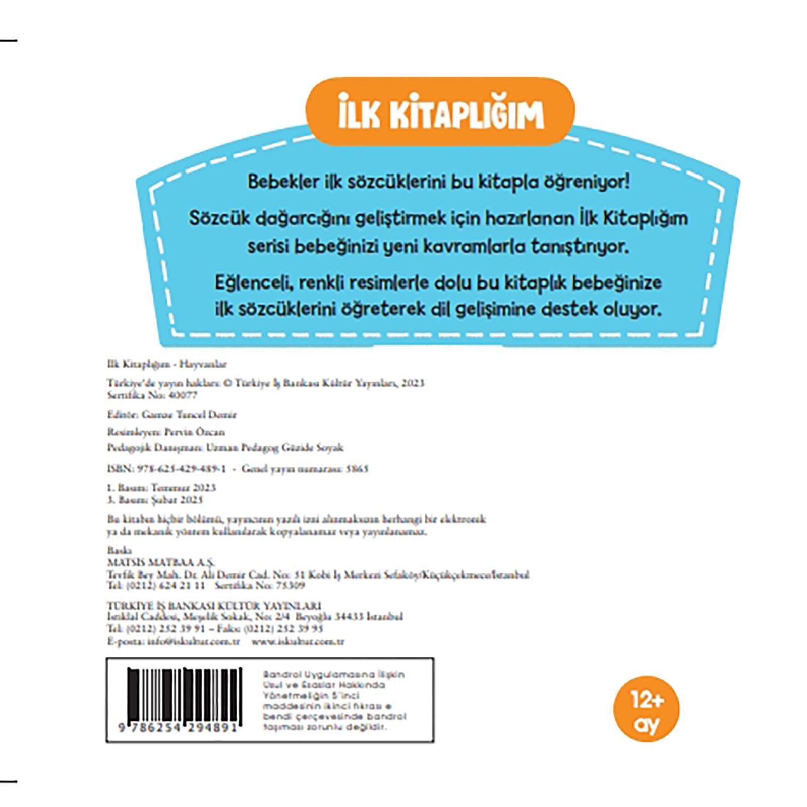 İlk Kitaplığım - Hayvanlar İlk Kitaplığım - Hayvanlar