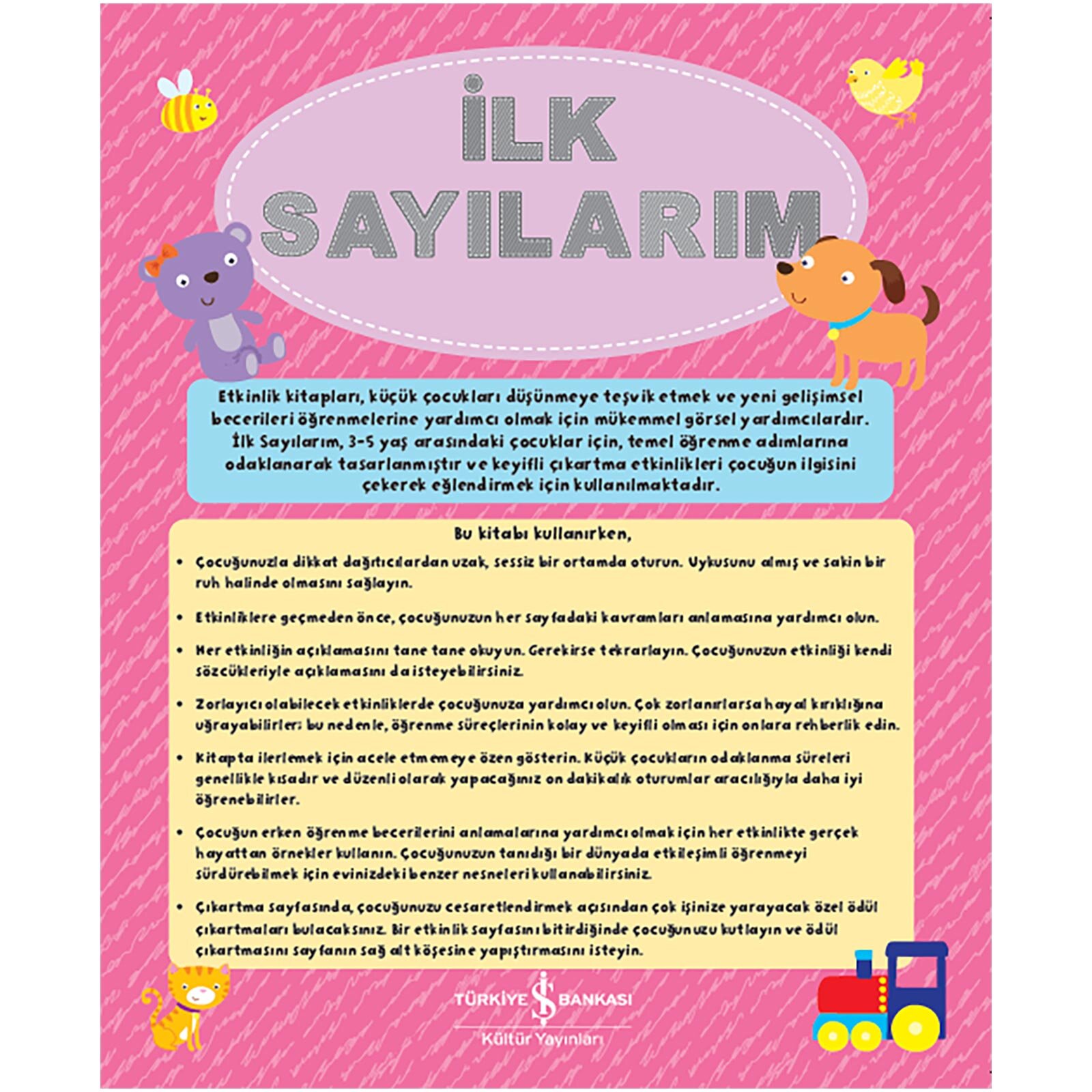 İlk Sayılarım Çıkartma ve Etkinlik Kitabı